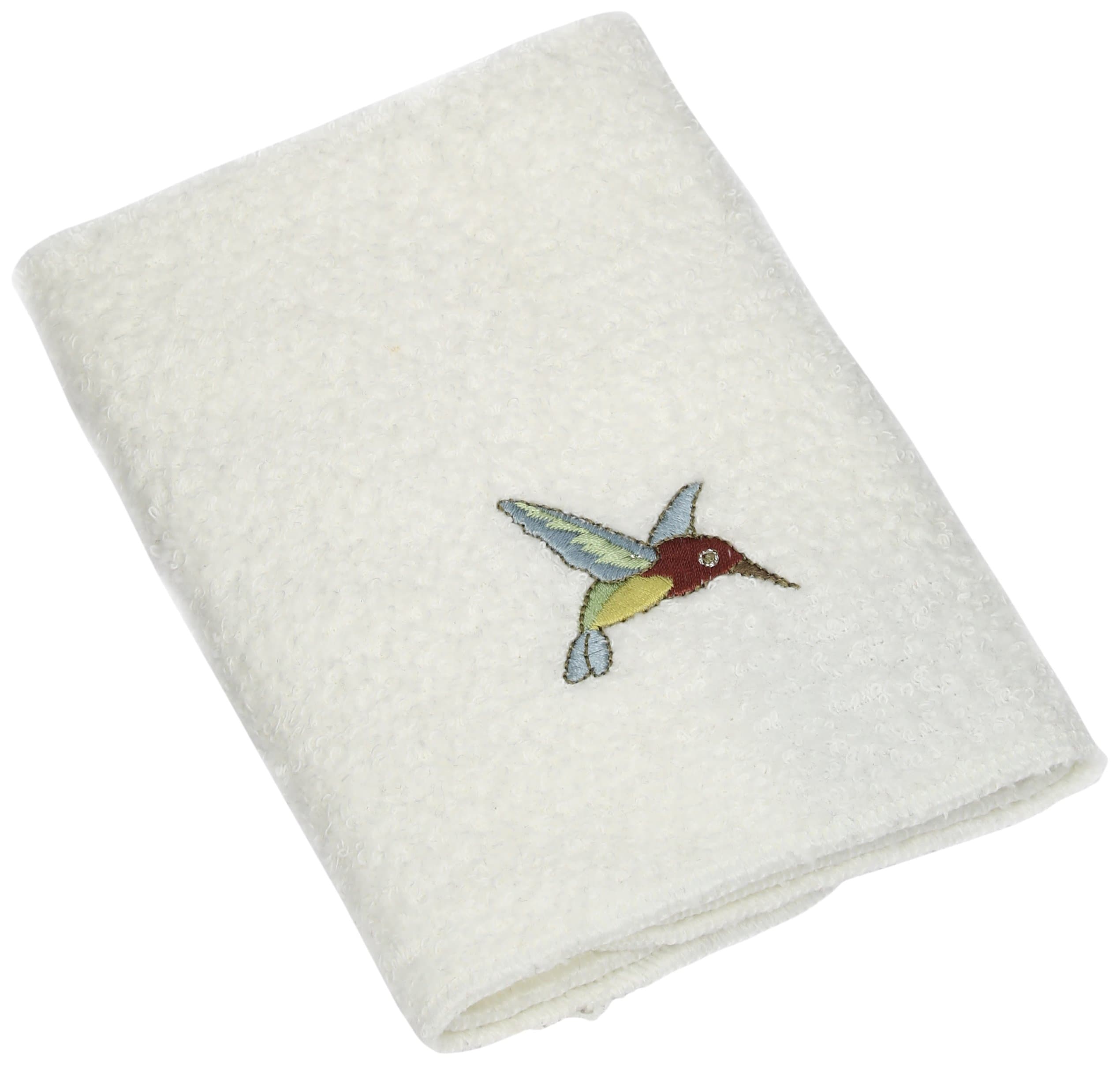 Avanti Linens Colibri Wash Cloth, White