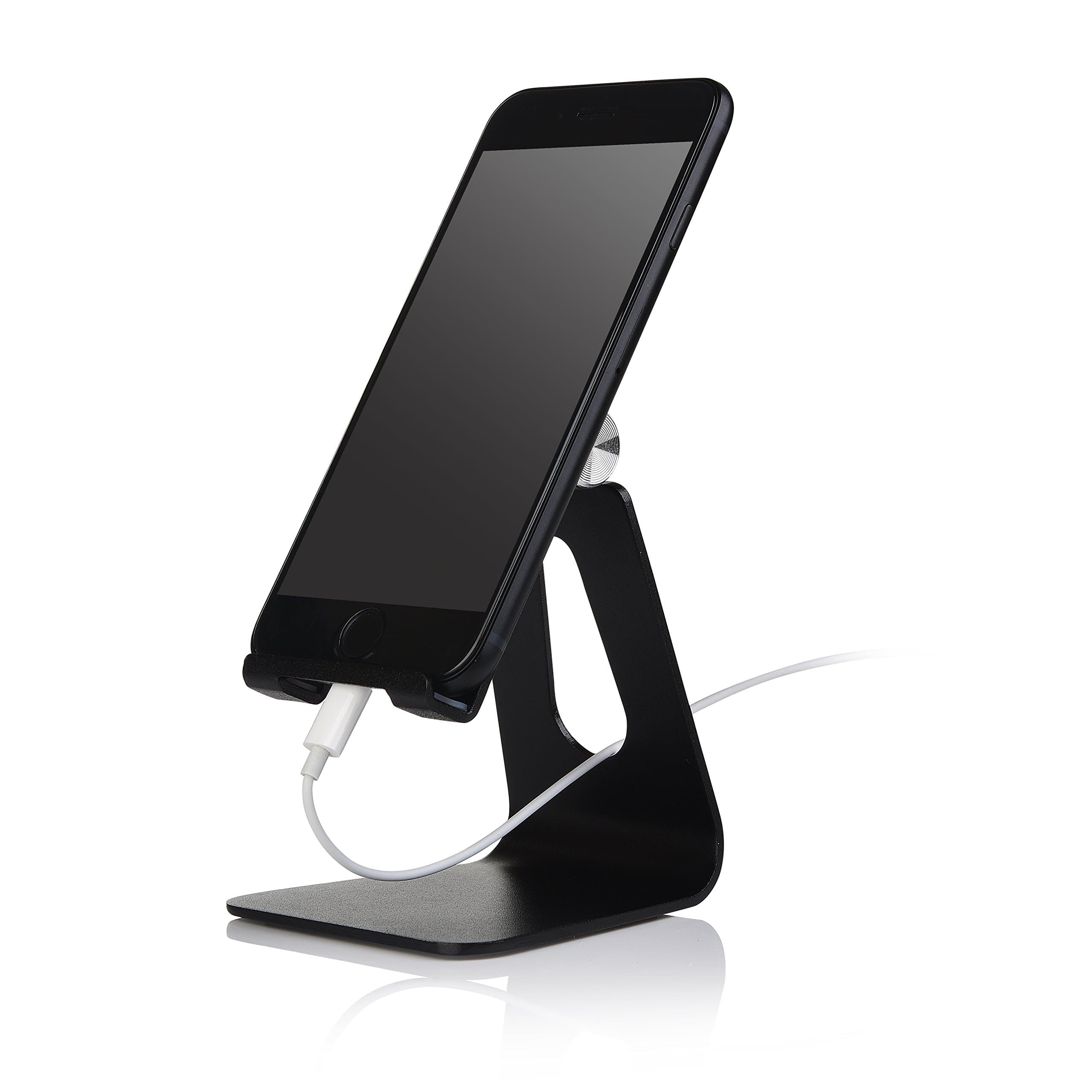 Intcrown Cell Phone Stand Adjustable iPhone Stand with Multi-Angle for iPhone X 8 7 6 6s Plus and All Android Smartphones