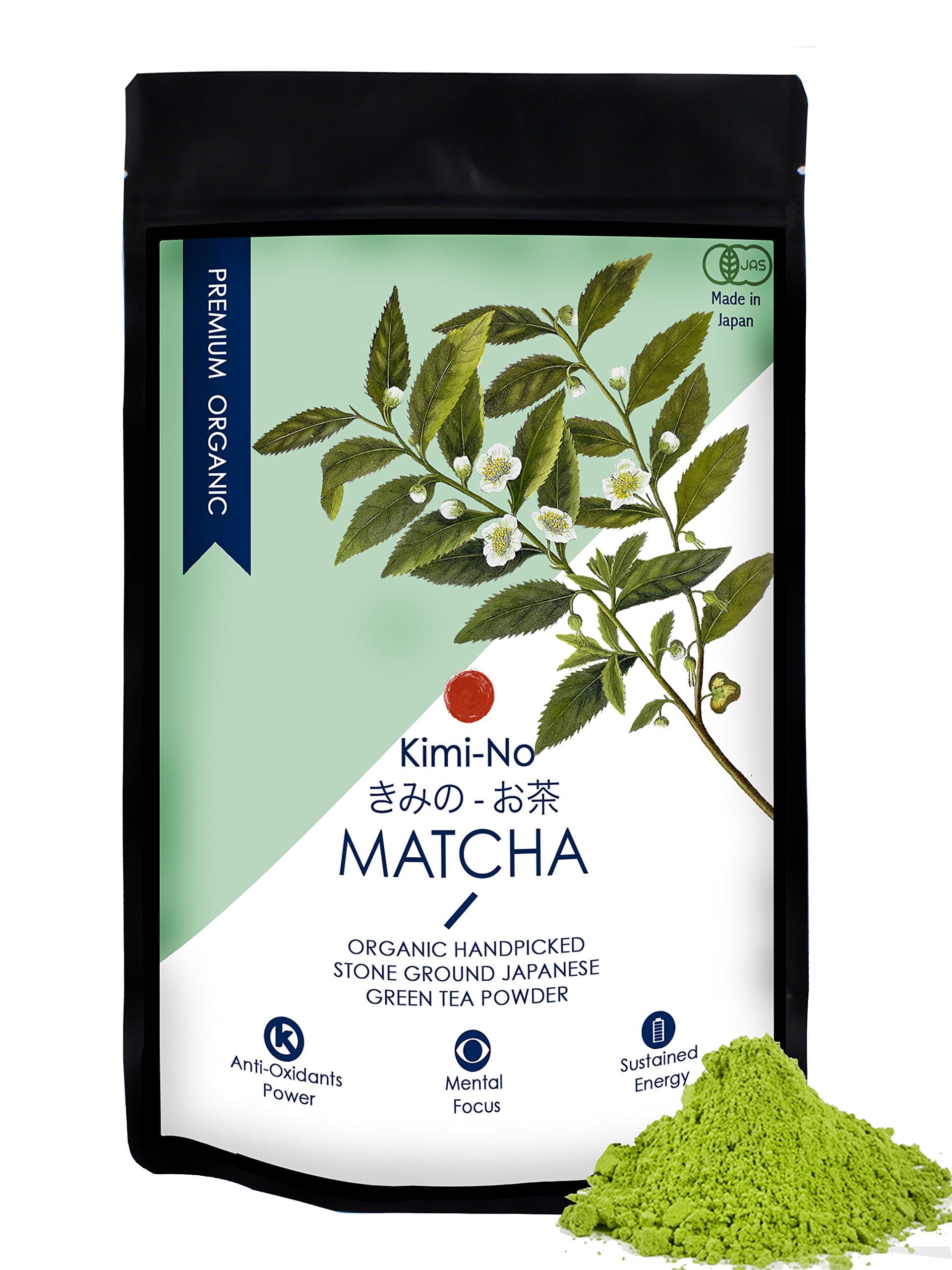 Kimino Japanese Organic Matcha Green Tea Powder, 200g