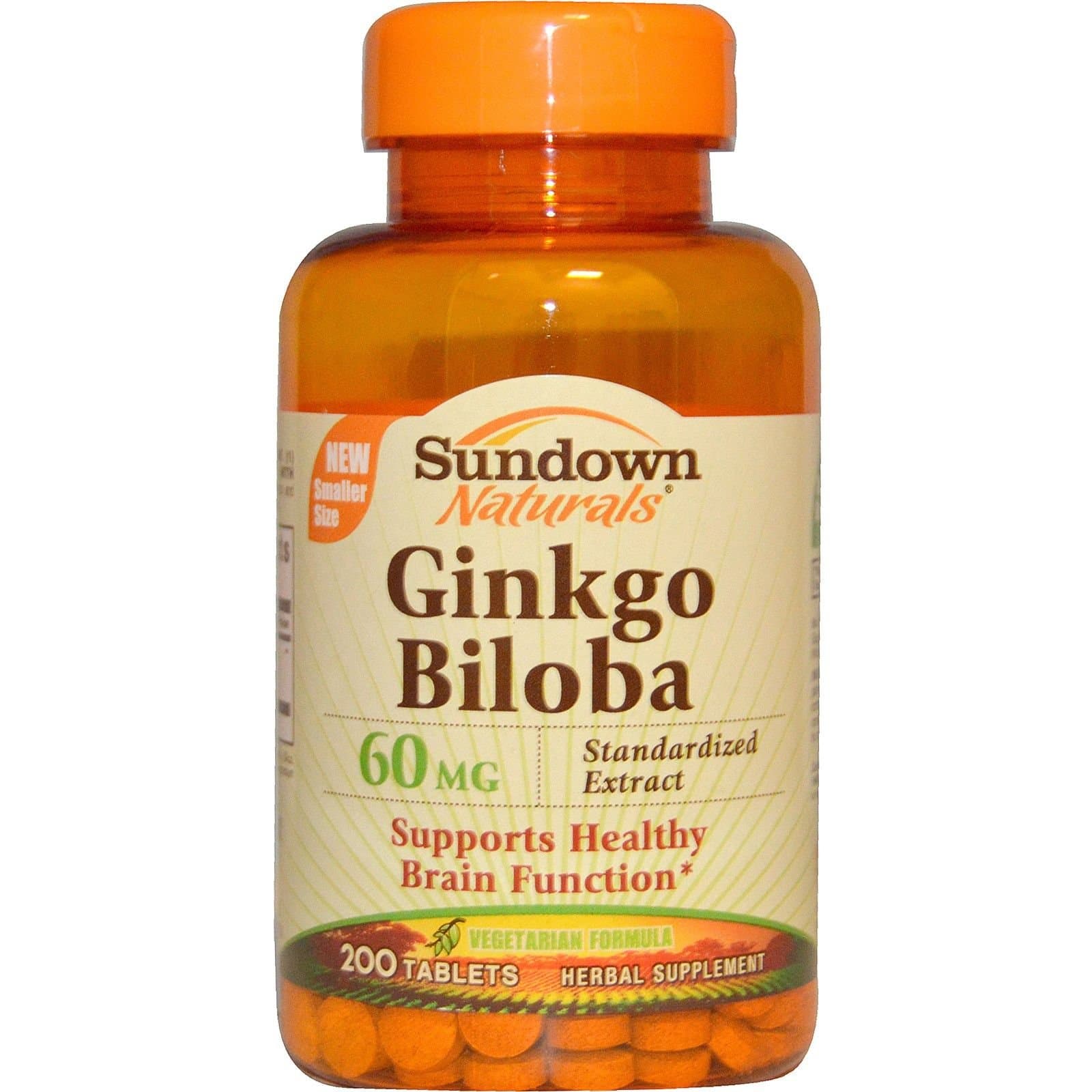 Sundown Ginkgo Biloba Plus Standardized Tablets Ea 200
