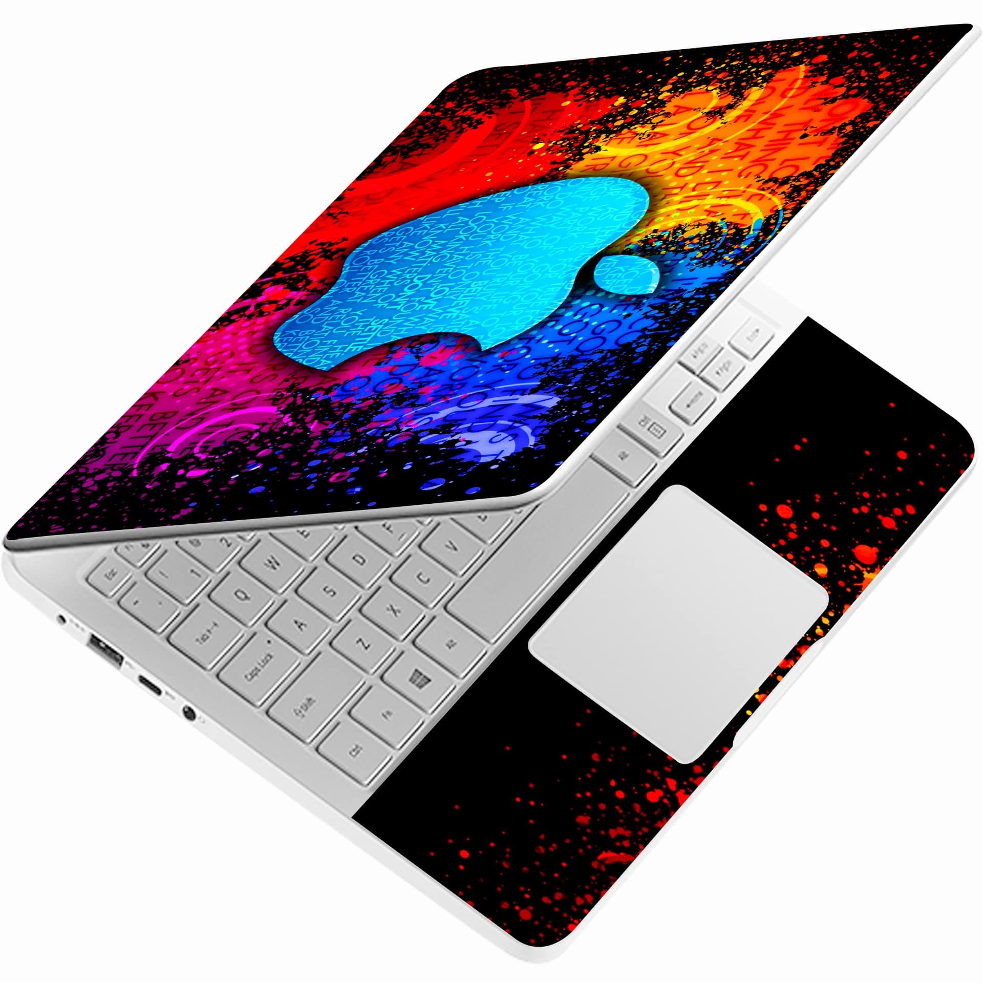 Glossy Designs Laptop Skin Sticker Laptop Cover Laptop Skin 15.6 inch Sticker Compatible with Dell/HP/Lenovo/Acer/Sony All Laptop Size Upto 15.6 Inches-Aaple is Part of Your Life