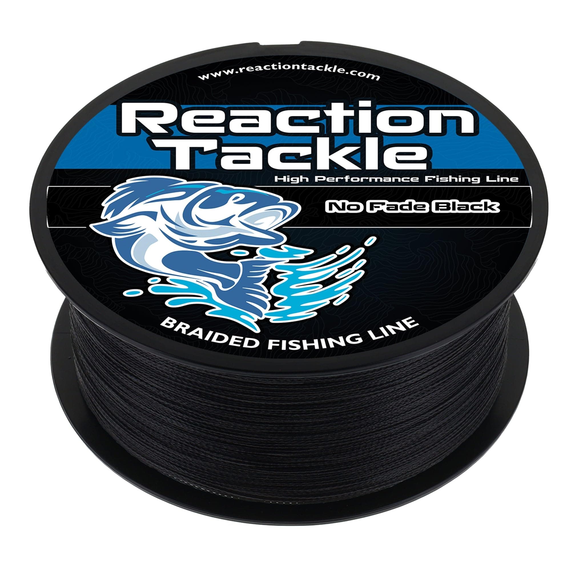 Reaction Tackle Braided Fishing Line - Pro Grade Power Performance for Saltwater or Freshwater Fish - Colored Fishing Line Braid for Extra Visibility
