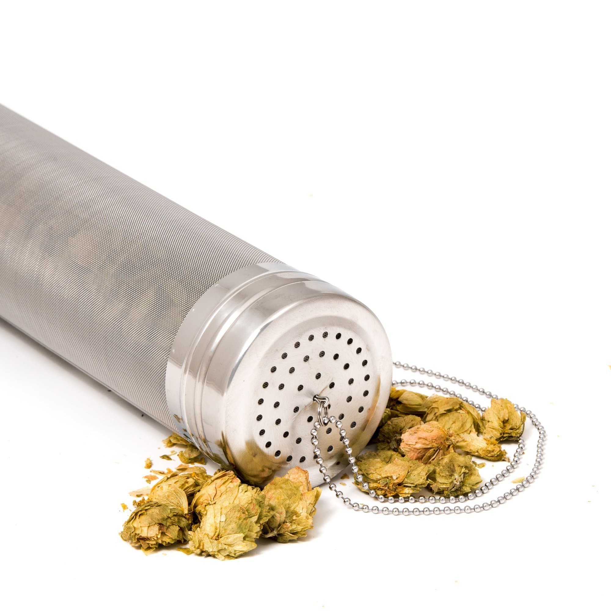 300 Micron Mesh Stainless Steel Dry Hopper Filter Screen - Perfect For Dry Hopping In Cornelius Corny Kegs Or Hopping In Your Boil Pot. The Only Dry Hopper With Mesh Over The Holes In The Lid