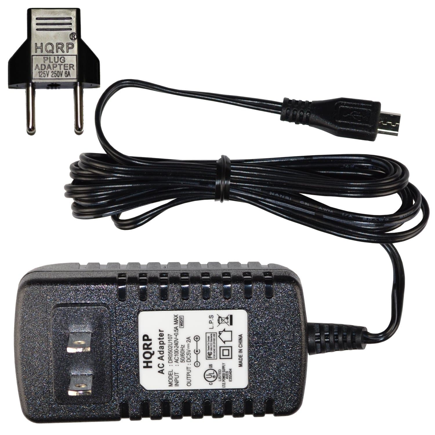 HQRP AC Adapter Compatible with Emergency Radio iRonsnow IS-088+ / IS-088U+ / IS-366 / IS-388 / IS-399 NOAA Radio [UL Listed] + Euro Plug Adapte