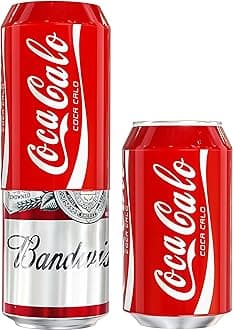 BeerSkin Skywin Silicone Can Covers that Look Like Soda - 2 Pack 12 oz (355ml), Reusable & Durable Soda Can Cover, Fun Kozies for Cans for Camping, Parties, Outdoor, Beach Accessories (Red)