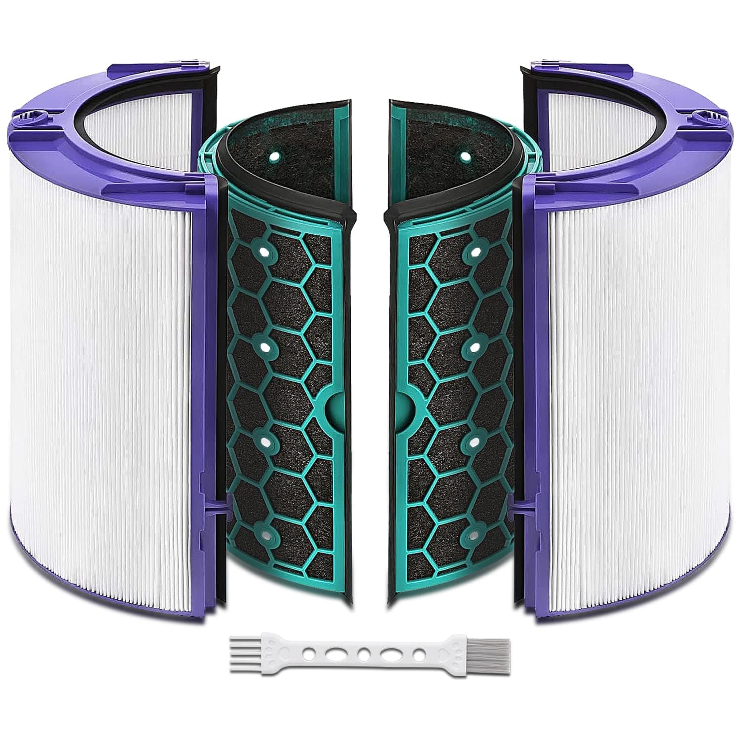 Replacement True Filter for Dyson TP04 TP06 TP07 TP09 TP10 HP04 HP06 HP07 HP09 HP10 PH01 PH02 PH04, Fan Sealed Two Stage 360 System Pure Cool - Activated Carbon