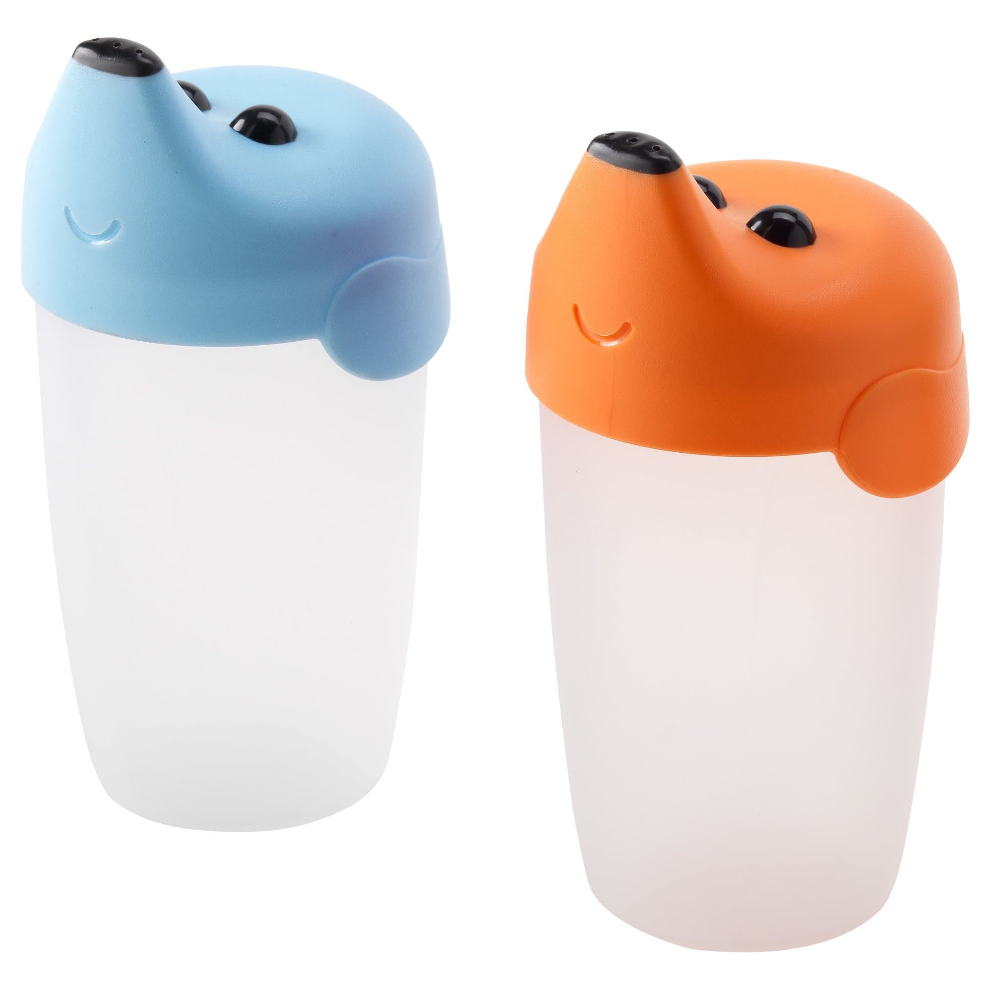IKEA SMASKA Blue/Orange Training Cups (pack of 2)