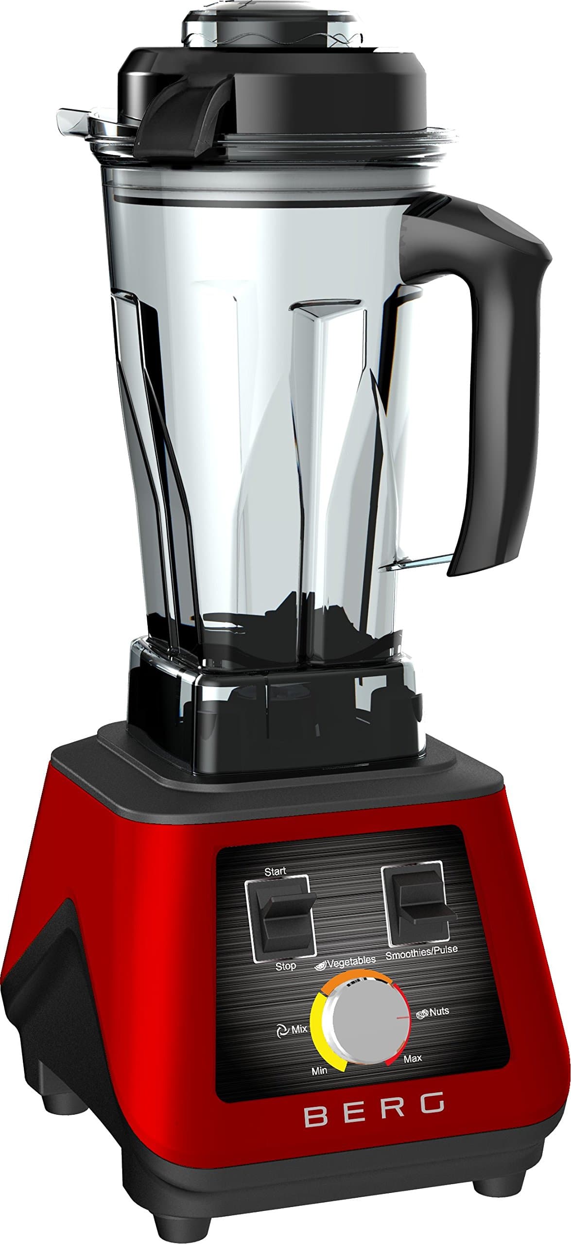 BERG 1500W 2HP Commercial PRO Specialist Health Nutrition Blender/Smoothie Maker/Soup Maker - Red