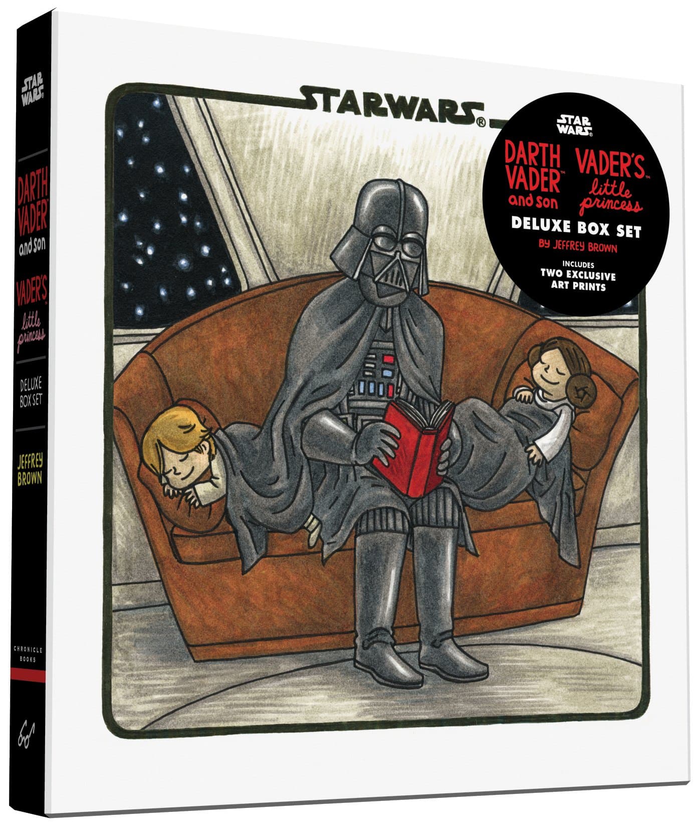 Darth Vader & Son / Vader's Little Princess Deluxe Box Set (includes two art prints) (Star Wars): (Star Wars Kids Books, Star Wars Children's Books, ... Gifts for Kids) (Star Wars x Chronicle Books)