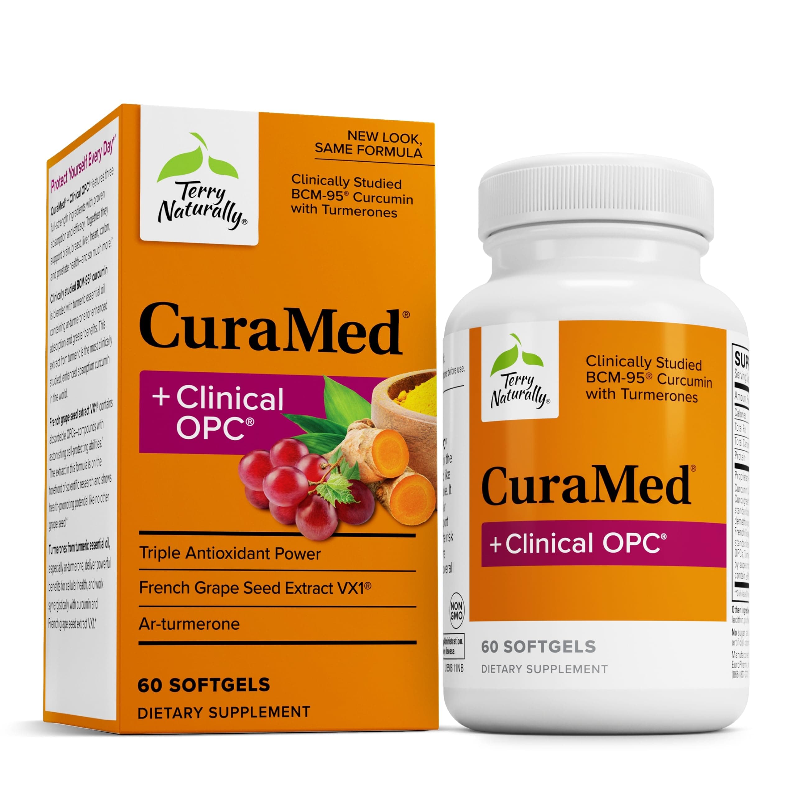 CuraMed + OPC - 60 Softgels