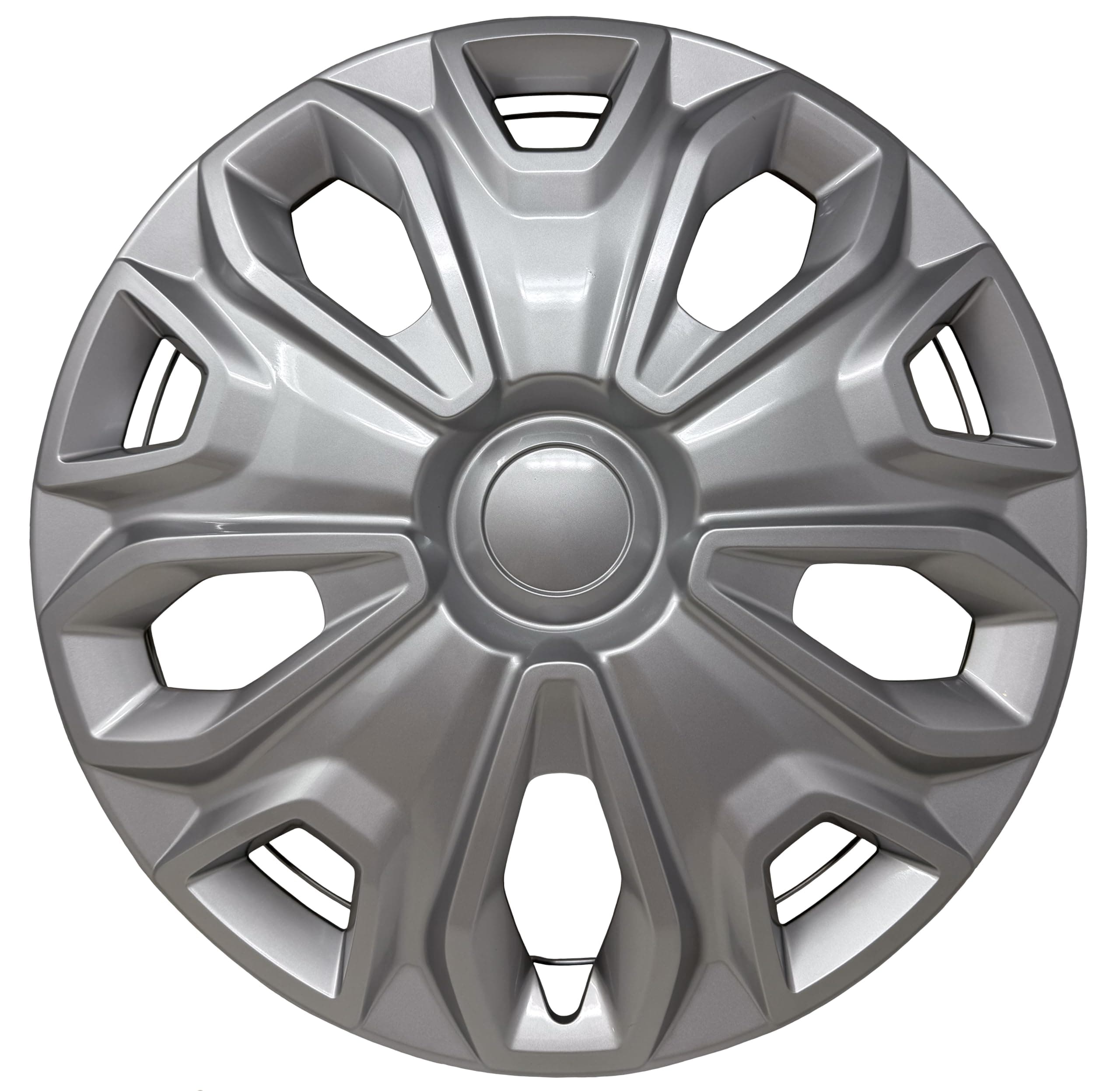 Hubcap Replacement for Ford Transit 150, 250, and 350: 2015-2024, 16-inch Wheel Cover (Silver, 1 Piece)