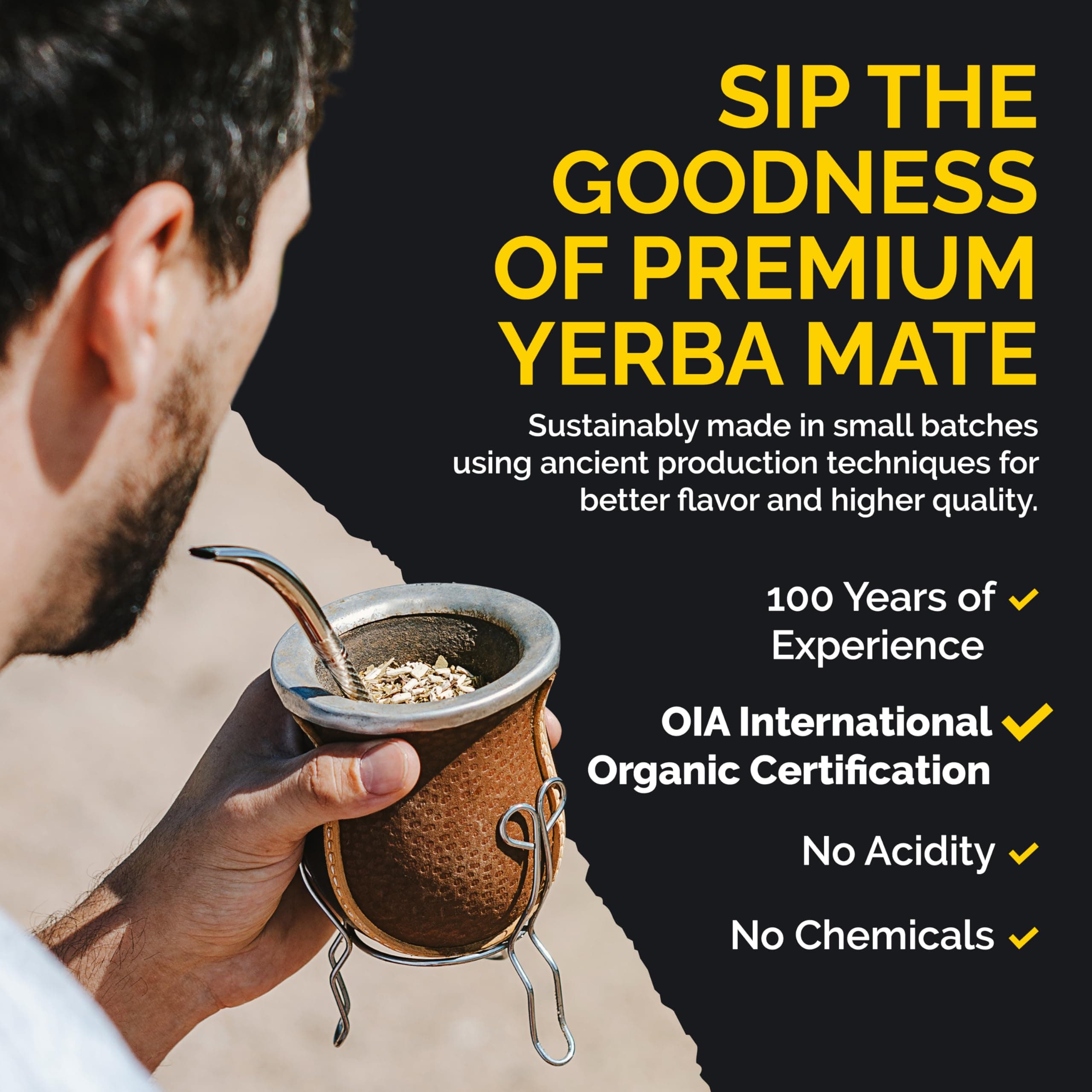 Anna Park Yerba Mate Organic The Best Yerba Mate In The World 500 Grs/0.5kg/16