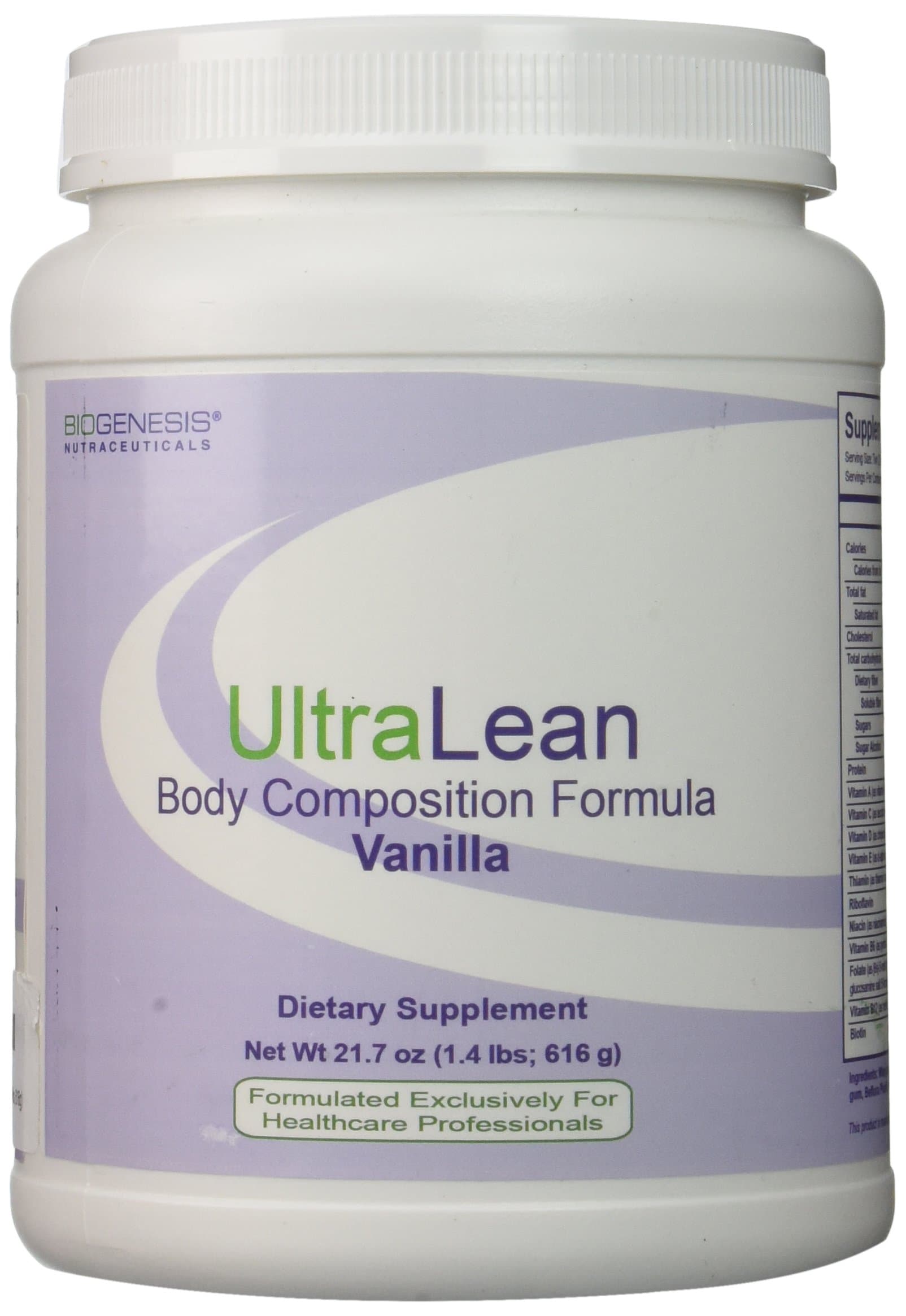 Biogenesis UltraLean Body Composition Formula- Vanilla 21.7 oz (1.4 lbs, 616g)