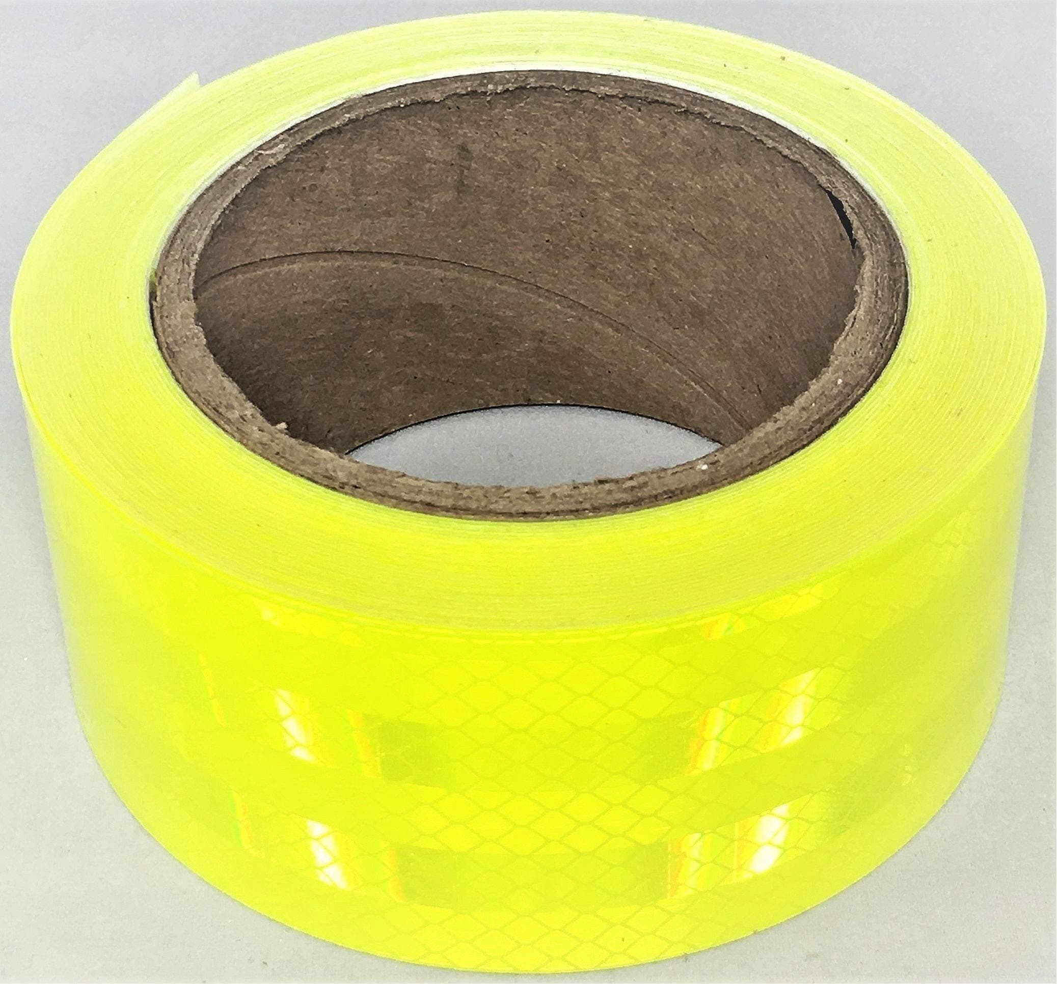 3M 2" x 30' Roll Fluorescent Yellow-Green 983-23 Retro Reflective Marking Tape