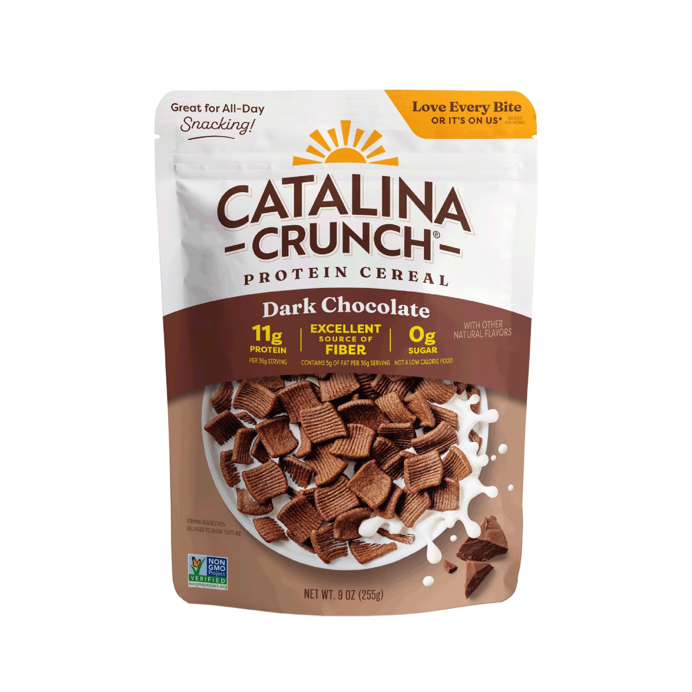 Dark Chocolate Keto Cereals | Low Carb and Gluten Free | Catalina Crunch | 255g
