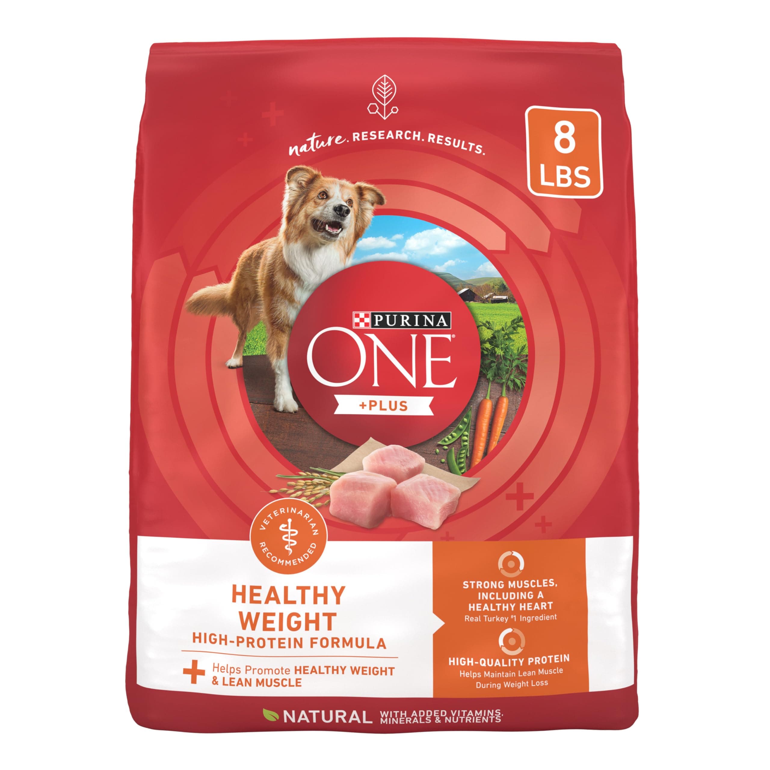 Purina ONE Plus Healthy Weight High-Protein Dog Food Dry Formula - 8 lb. Bag