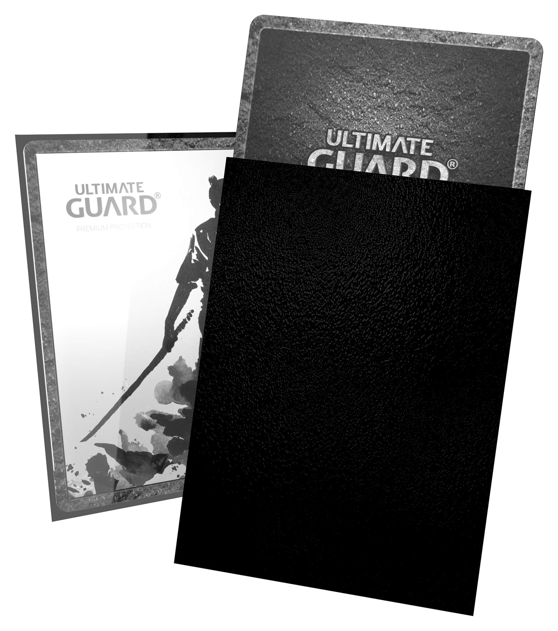 Katana Card Sleeves: 100 Standard Size TCG Sleeves, 66 x 91mm, Black Back, Tournament Quality, No PVC & Acid-Free, High Clarity