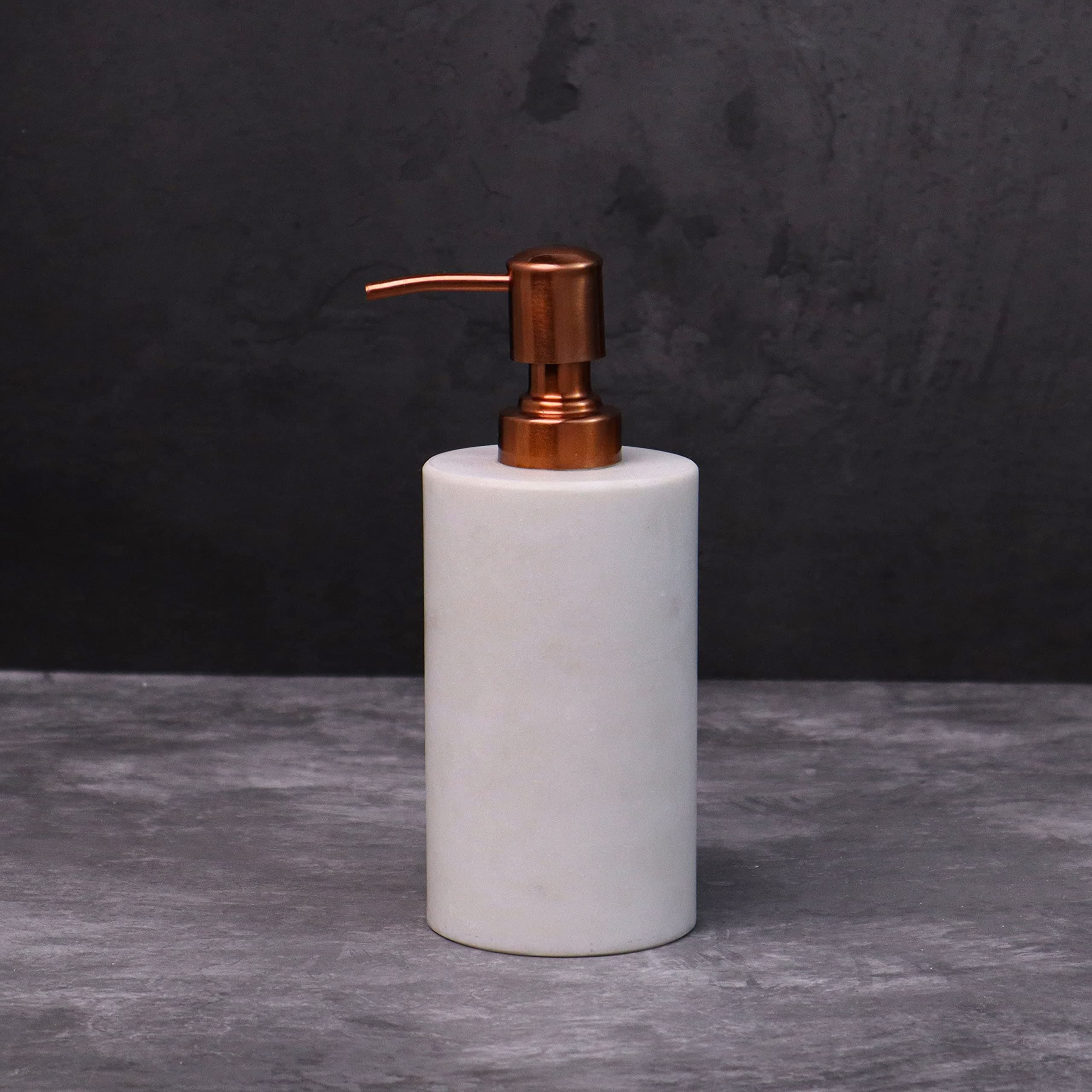 Marble Soap Lotion Dispenser | Handicraft Bazaar (Wonder White)