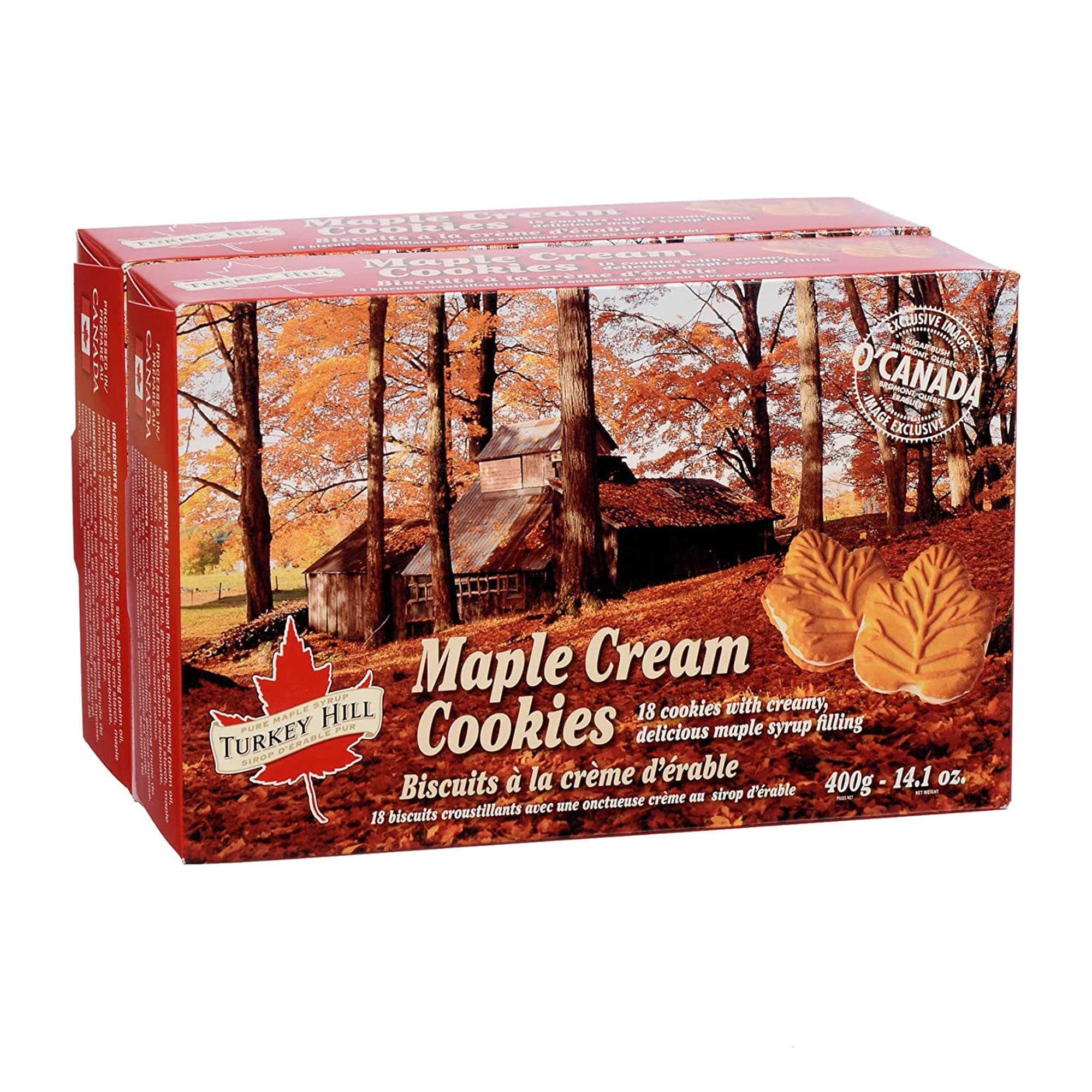 Canadian Maple Syrup Cream Filled Cookies