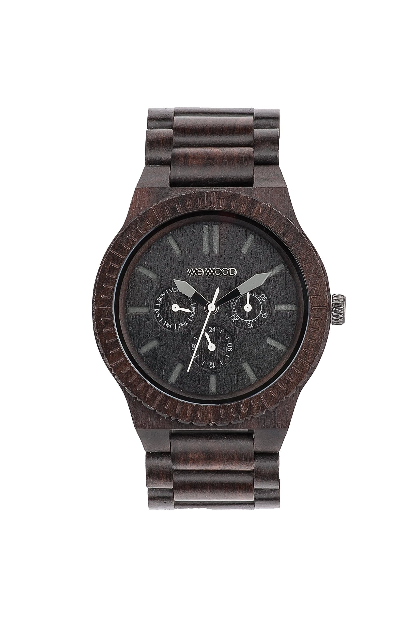 WeWood Men's Kappa Black Wooden Watch