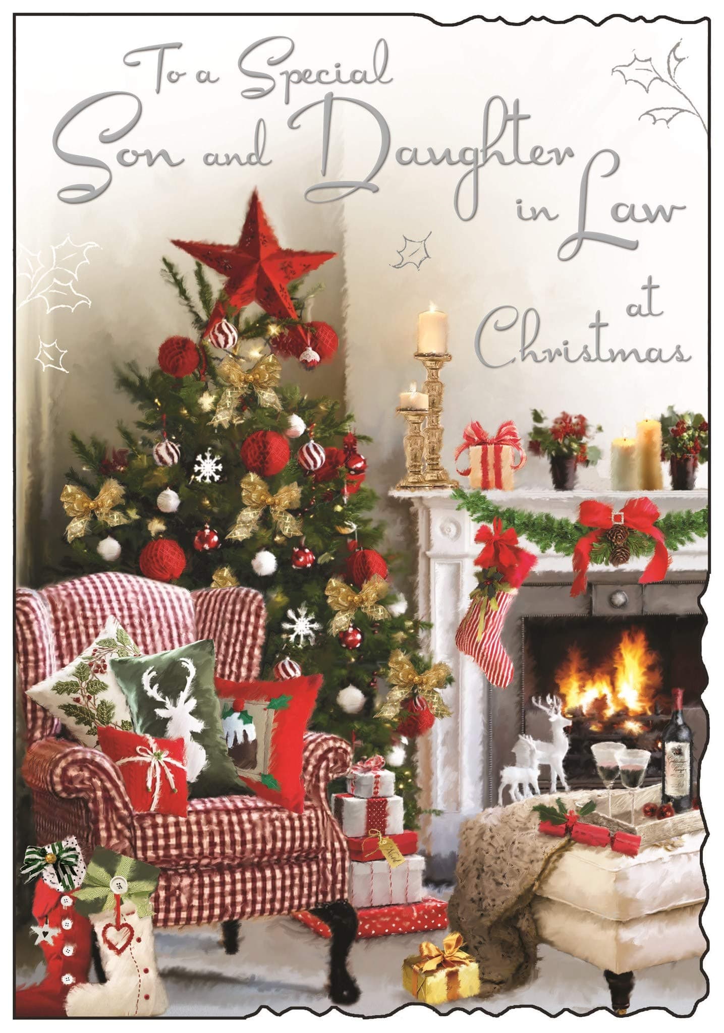 Jonny Javelin Special Son and Daughter in Law at Christmas Card - Living Room