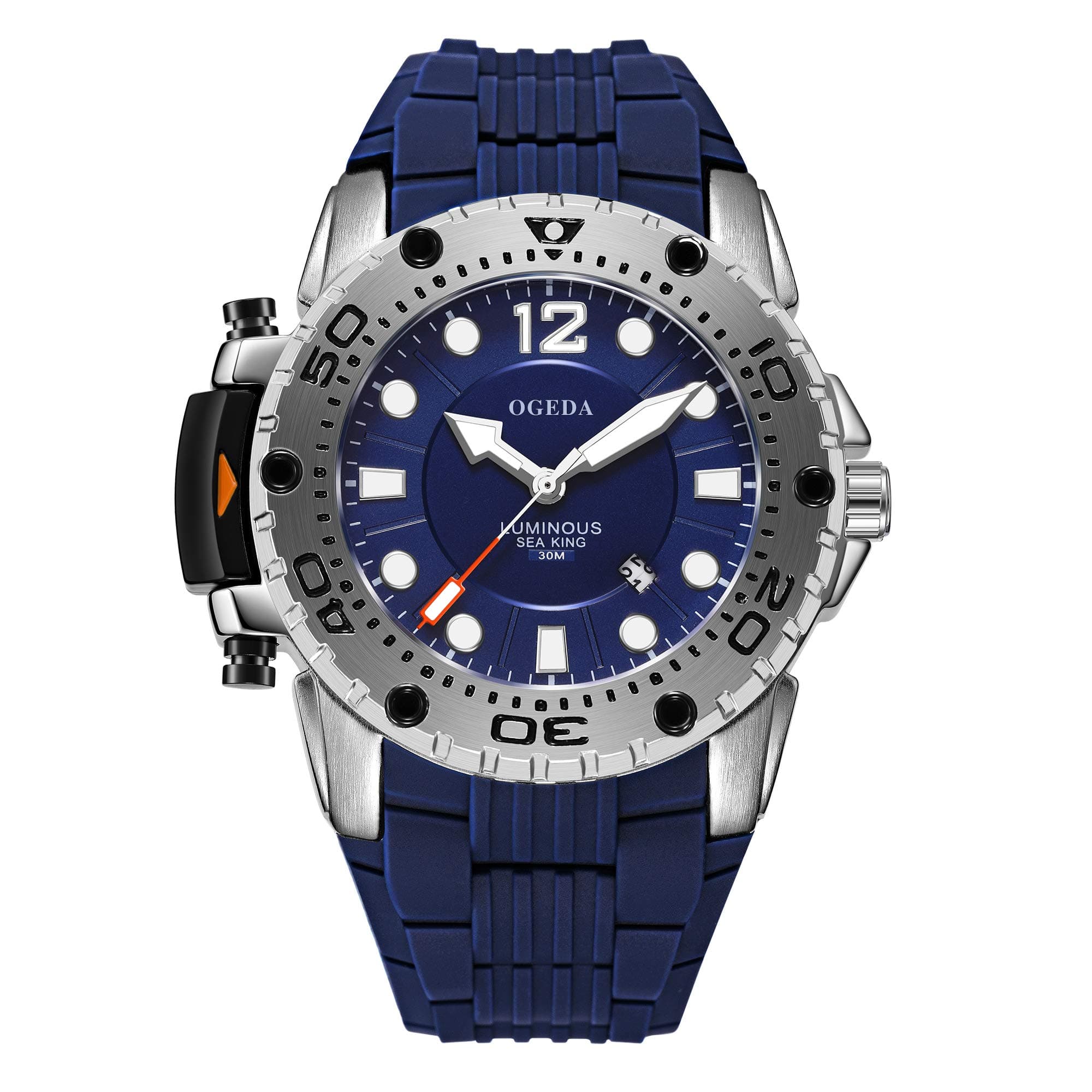 BENYAR Mens Watches Analogue Quartz Chronograph Date 3ATM Waterproof Watch Business Sport Leather Strap Wrist Watch for Men…