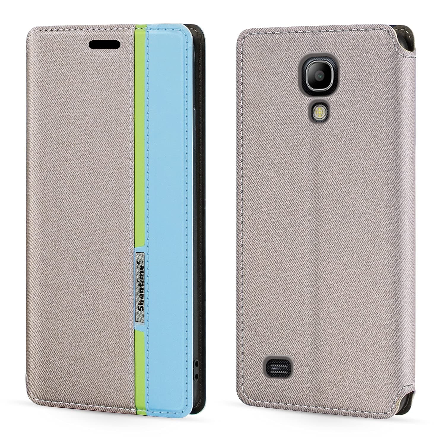 Samsung Galaxy S4 Mini Case,Fashion Multicolor Magnetic Closure Leather Flip Case Cover with Card Holder for Samsung Galaxy S4 Mini (4.3”)