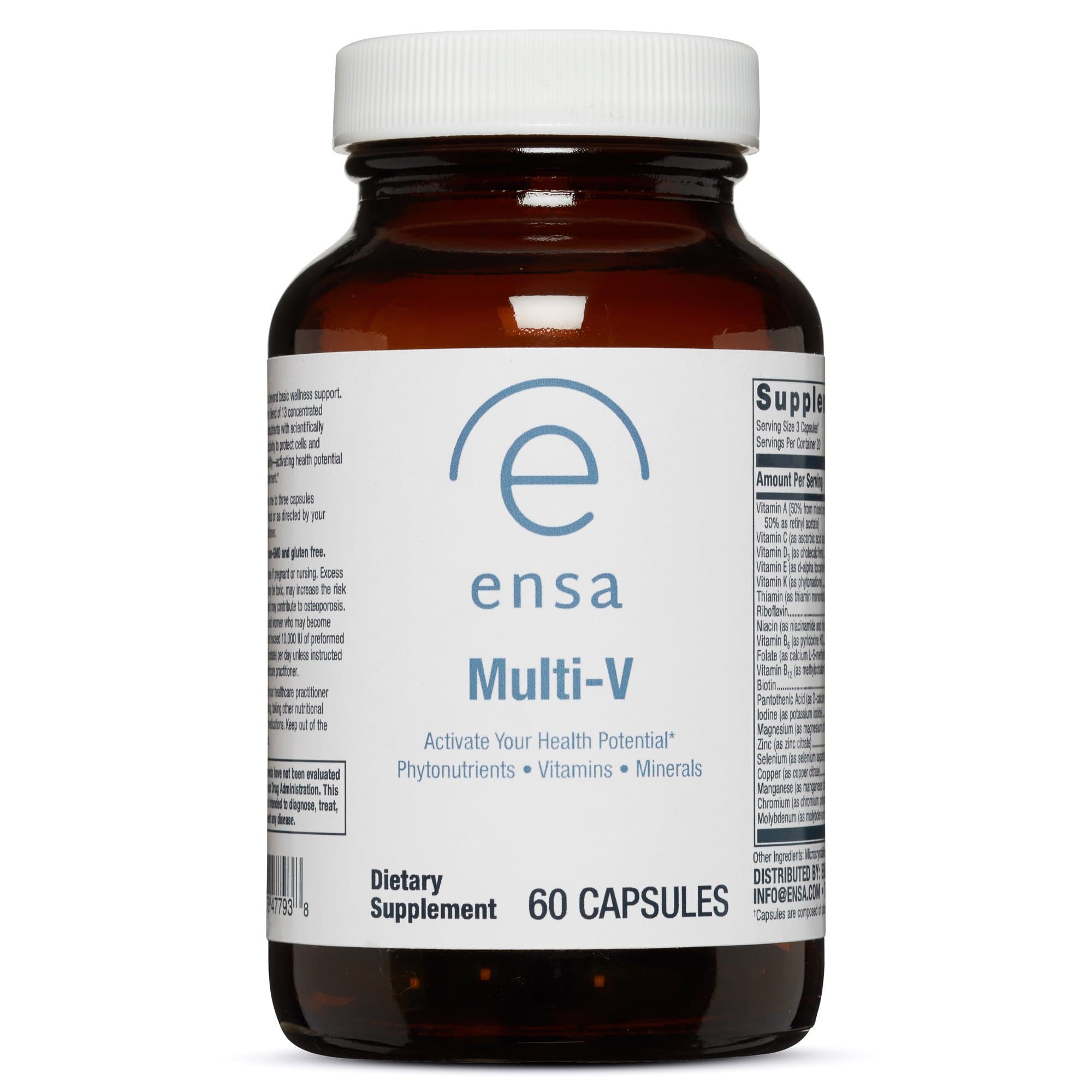 Multivitamin for Men & Women – Best Iron-Free Multivitamin with Whole Foods for Superior Nutrition. Triple GMP Rated. 100% All Natural. Gluten-Free. Made in USA. (60 Capsules)