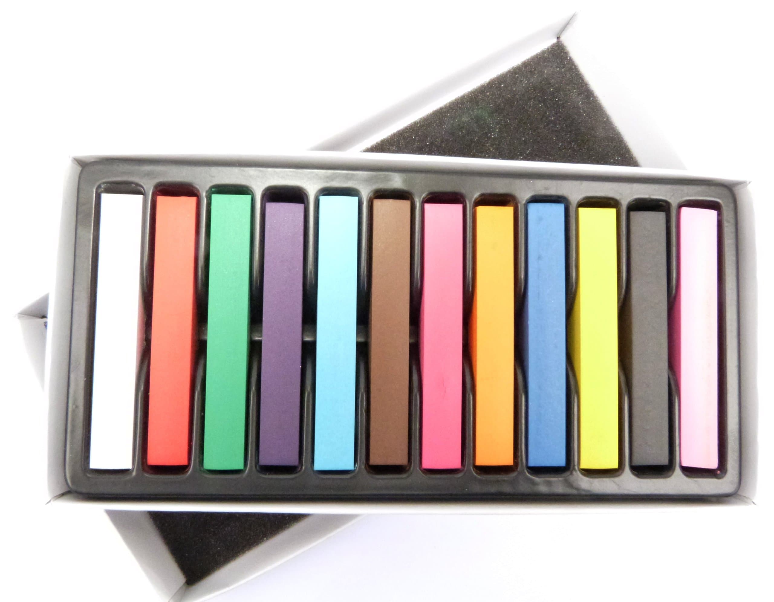 Hair Chalk,12 Colour Set Temporary Hair Colour