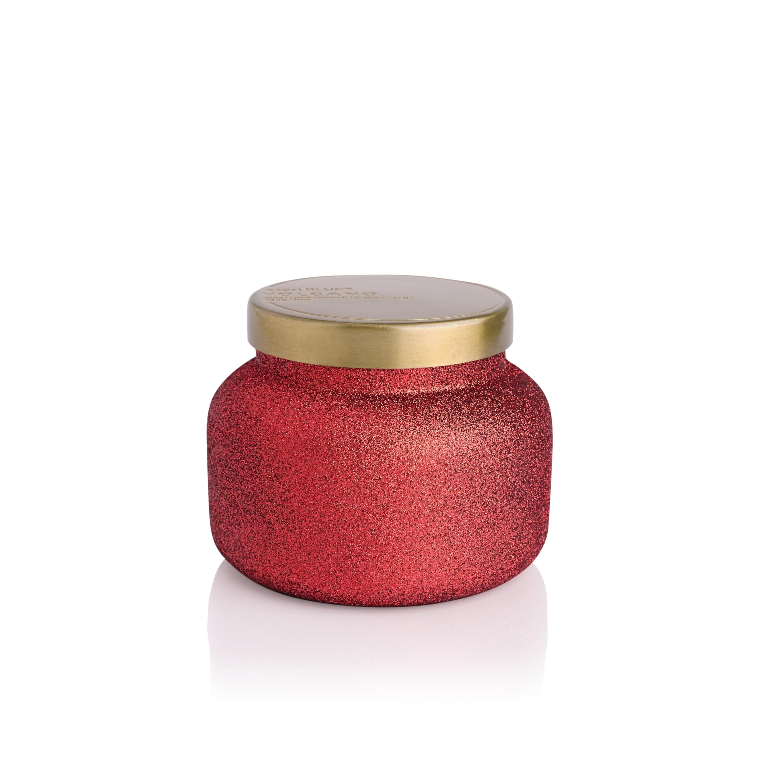 Capri Blue Volcano Candle - Red Glitter Holiday Edition - 19 oz