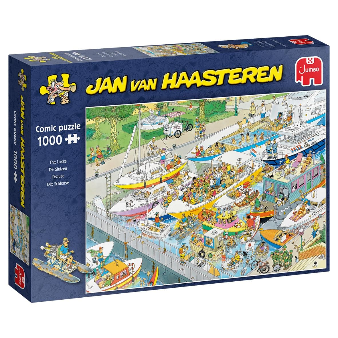 Jumbo, Jan Van Haasteren - The Locks, Jigsaw Puzzles for Adults, 1000 Piece