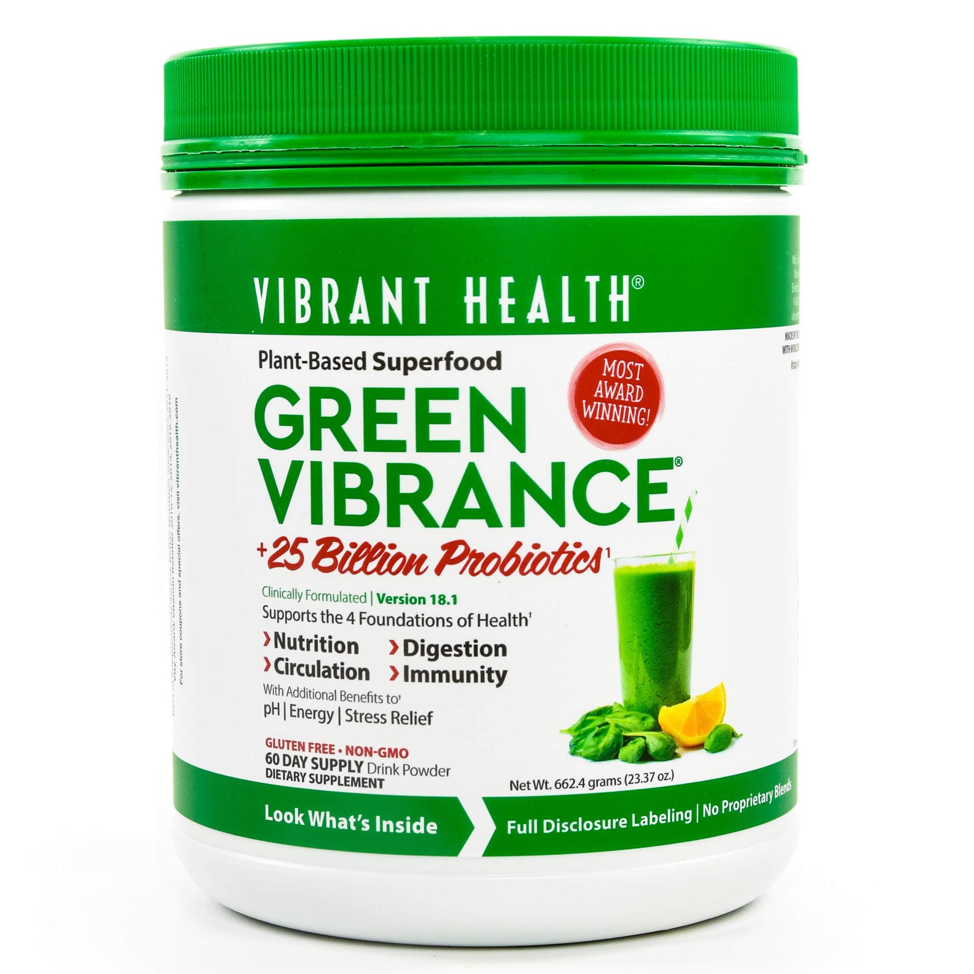Vibrant Health Green Vibrance Powder, 23.28 oz