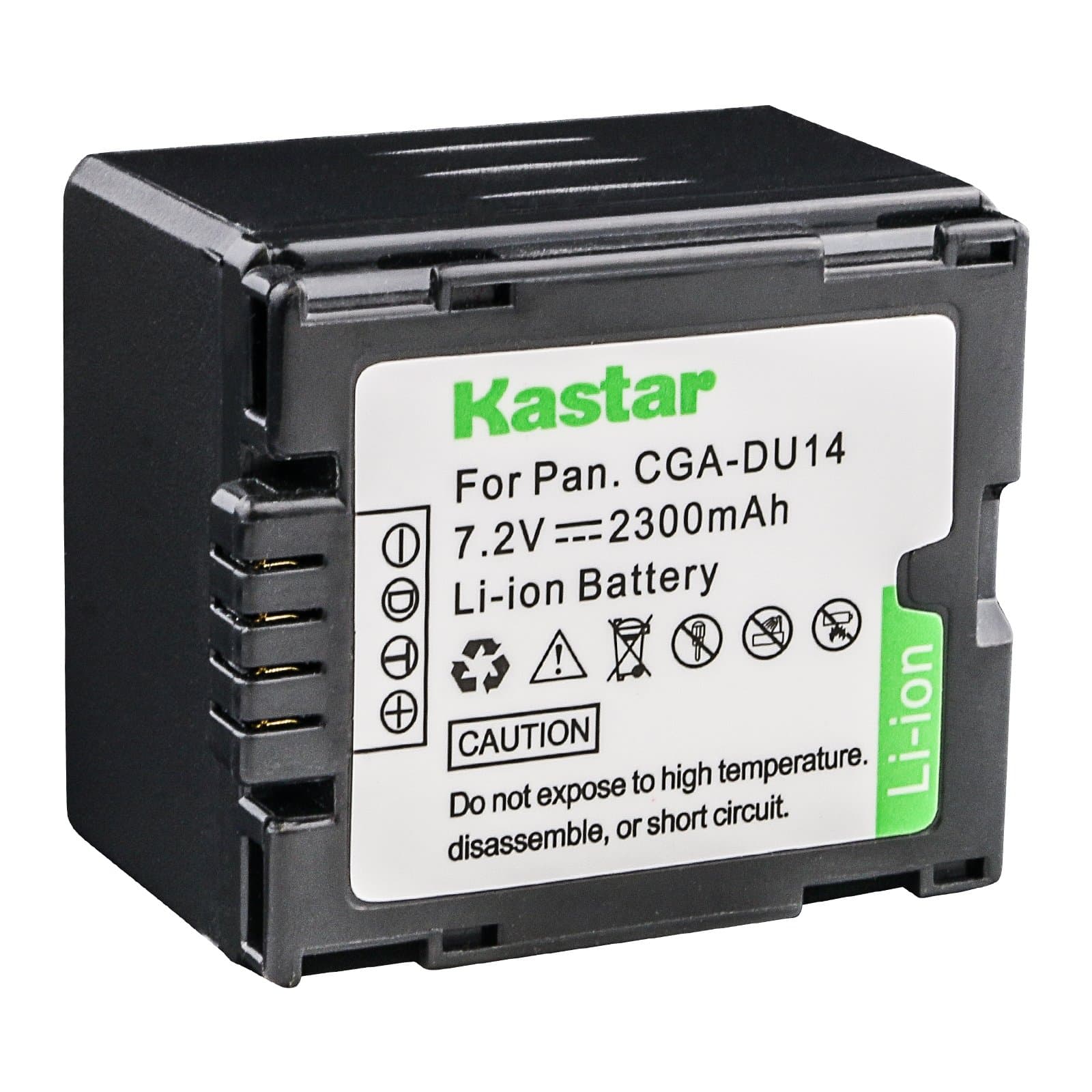 Kastar Hi-Quality Replacement Battery for Panasonic CGA-DU12 CGA-DU14 CGA-DU14A/1B CGA-DU21 CGA-DU21A/1B Battery