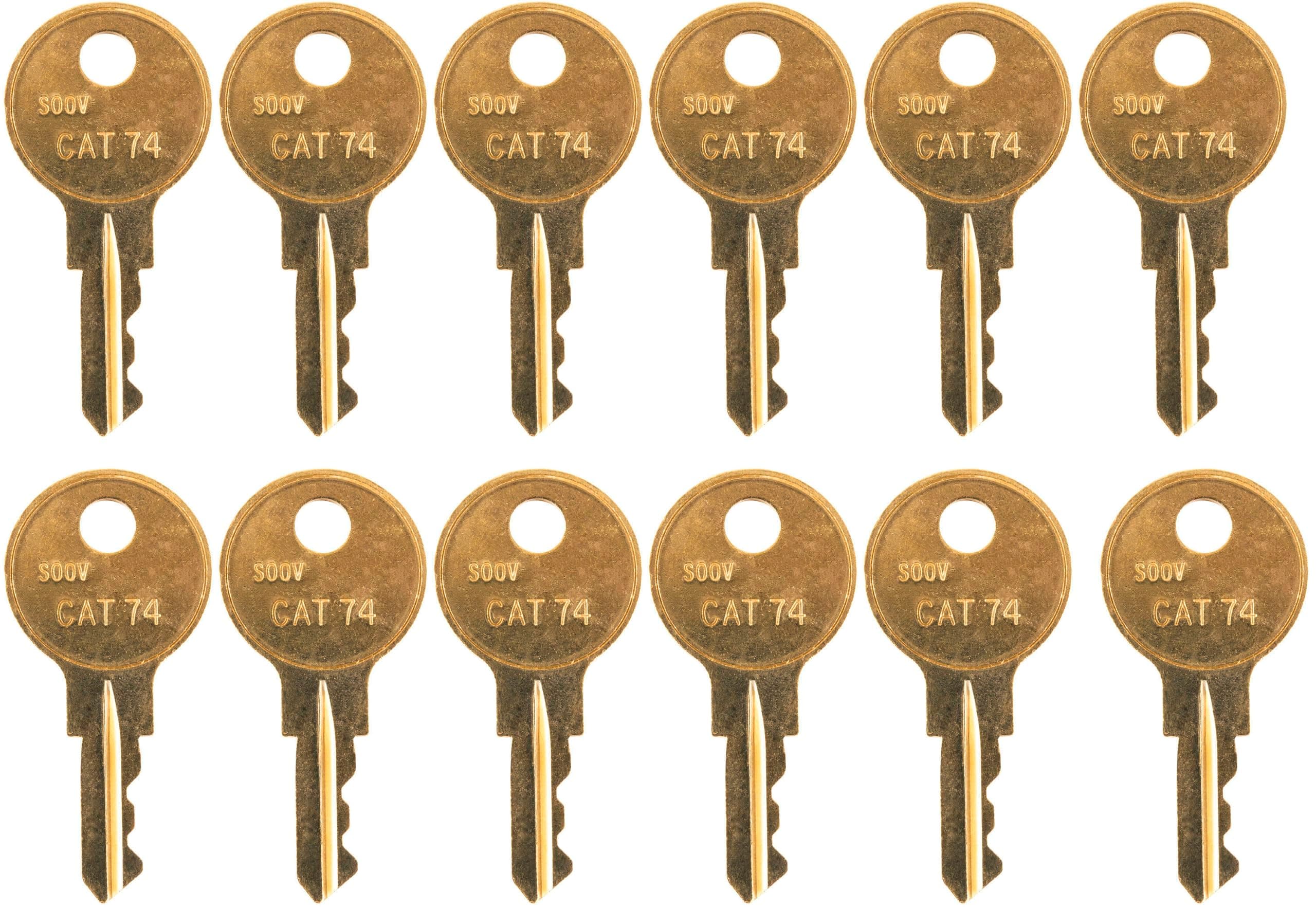 for Your Janitor Bobrick Cat-74 Dispenser Key - 12 Pack of Keys