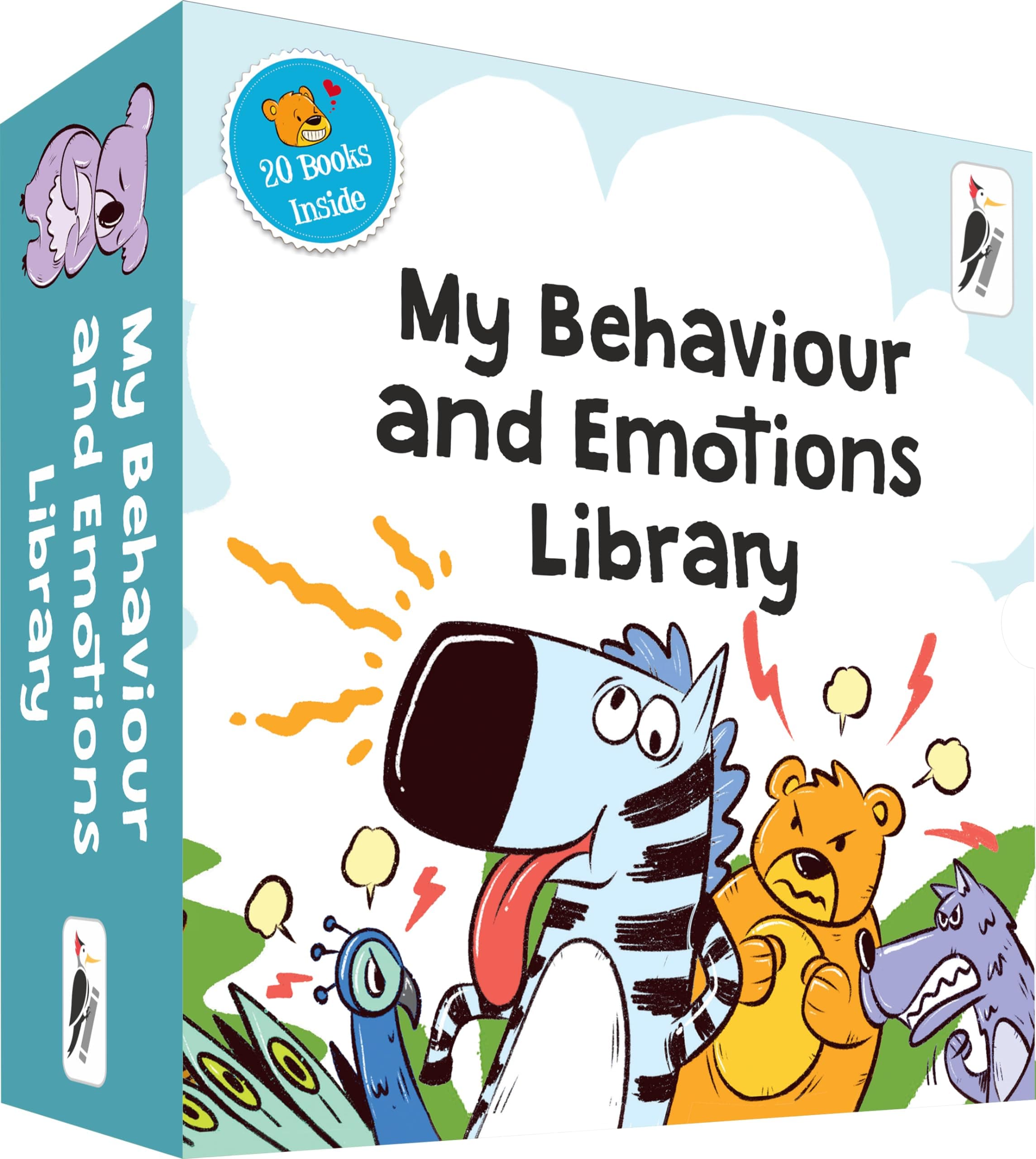 My Behaviour and Emotions Library Book for Kids on Empathy Ages 3-8| Helps Children Recognise Different Emotions & Discover Their Reasons (20 Volume Box Set)