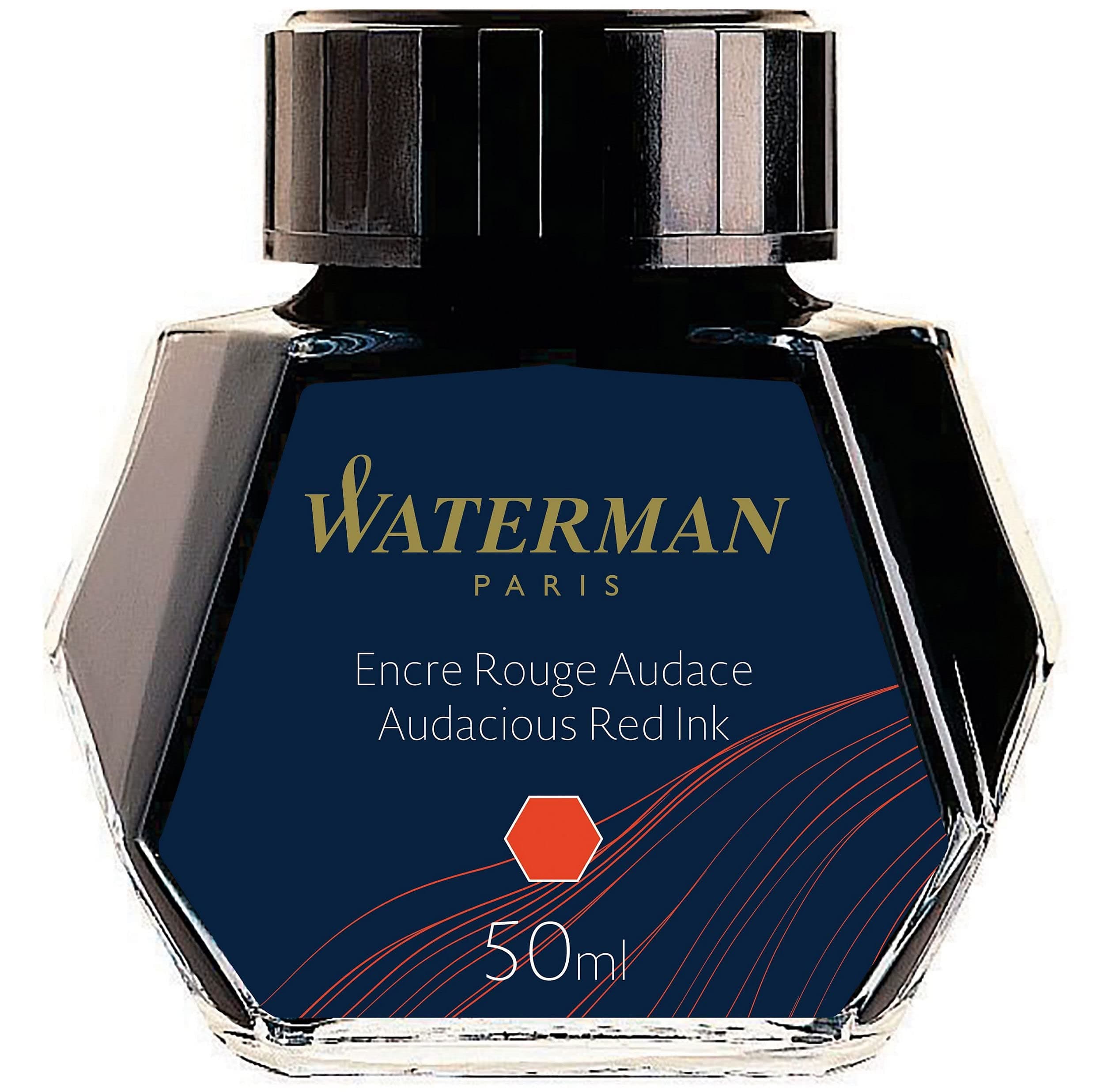 Waterman Fountain Pen Ink | Audacious Red | 50ml Bottle