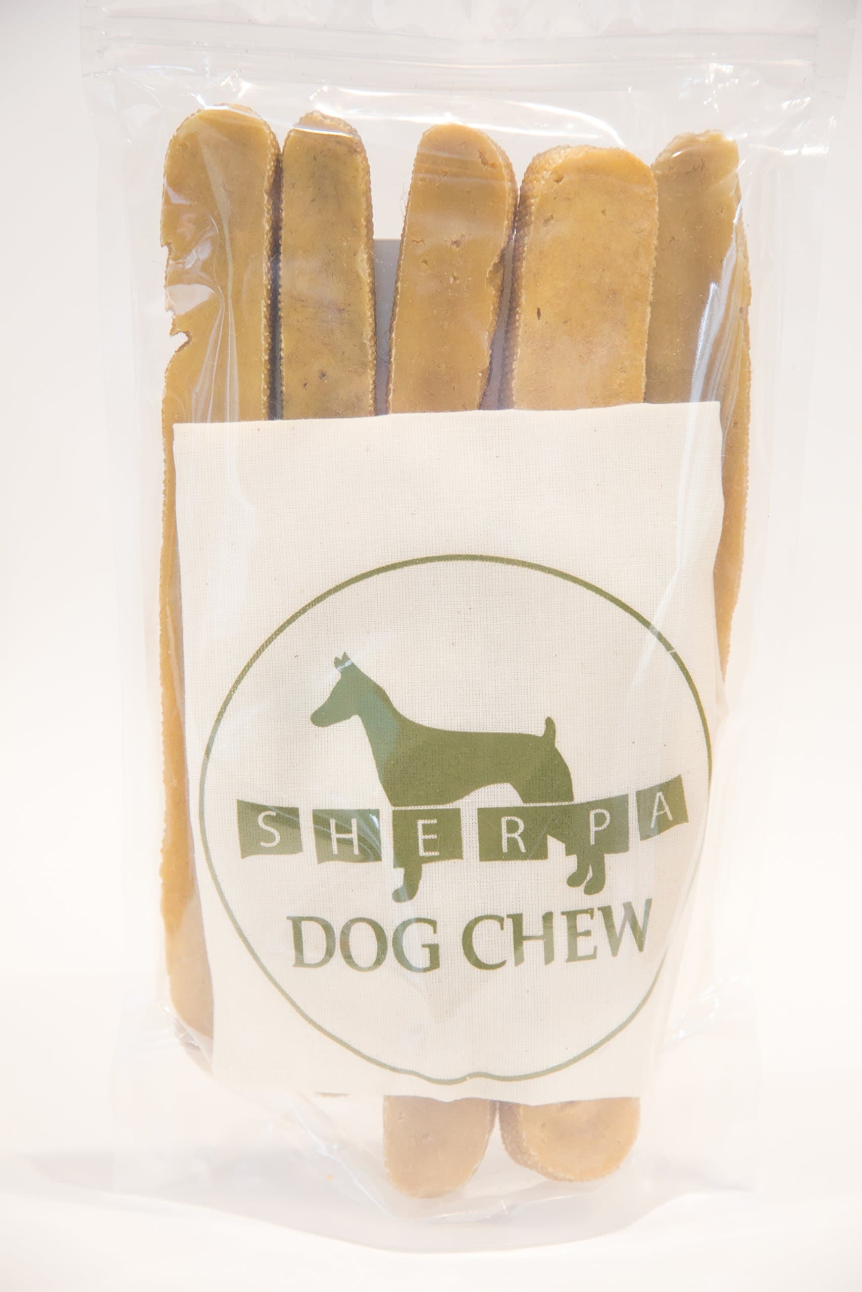 Free Chew Bag - 5 Large Sherpa Himalayan Dog Chews 1 Lb