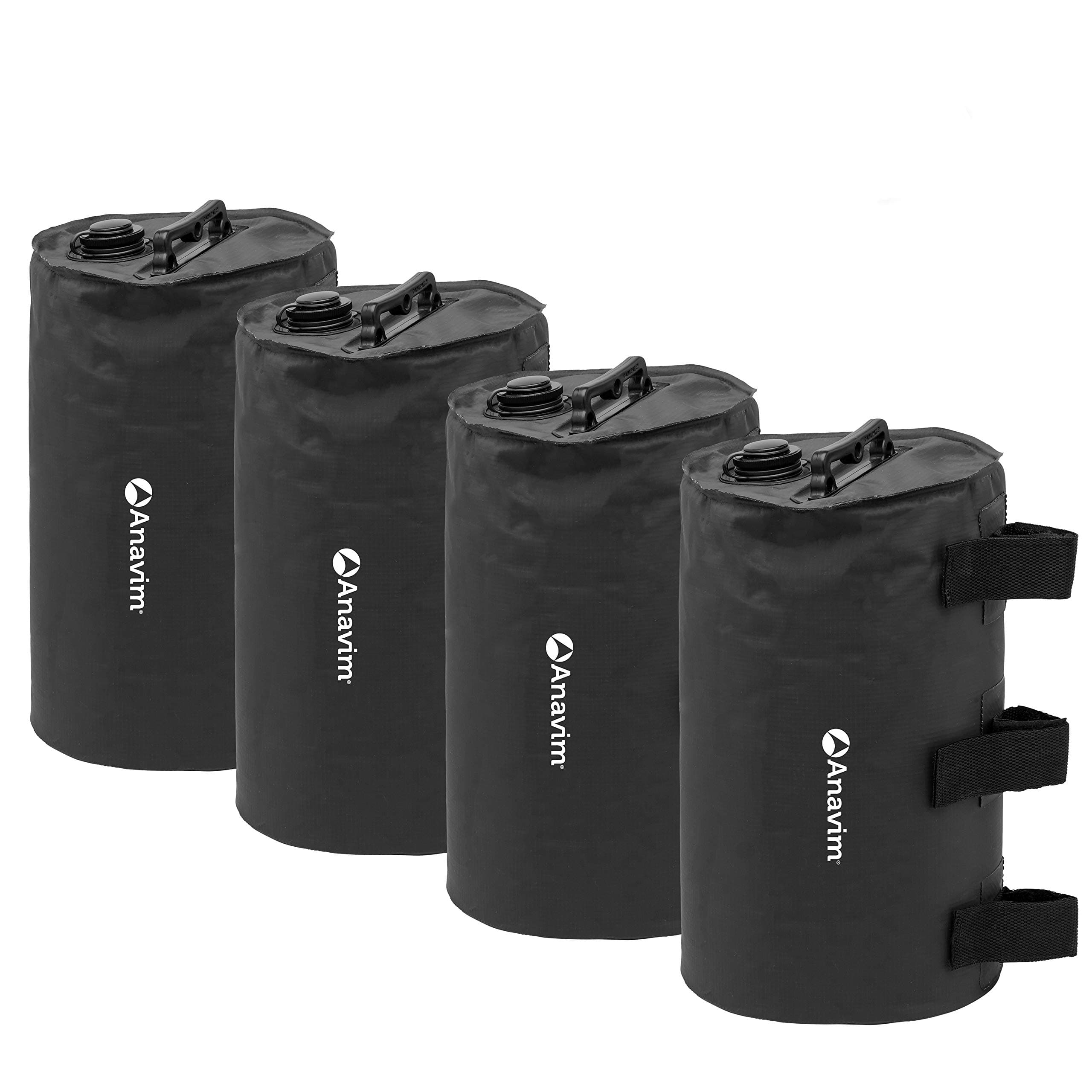 Canopy Water Weights Bag, Leg Weights for Pop up Canopy 4pcs-Pack Black