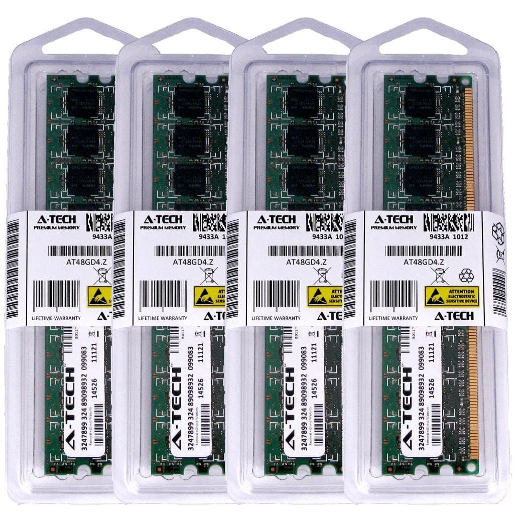 8GB KIT 4 x 2GB For Dell XPS 420 700 710 710 H2C 710 710 H2C. DIMM DDR2 NON-ECC PC2-5300 667MHz RAM Memory. Genuine A-Tech Brand.