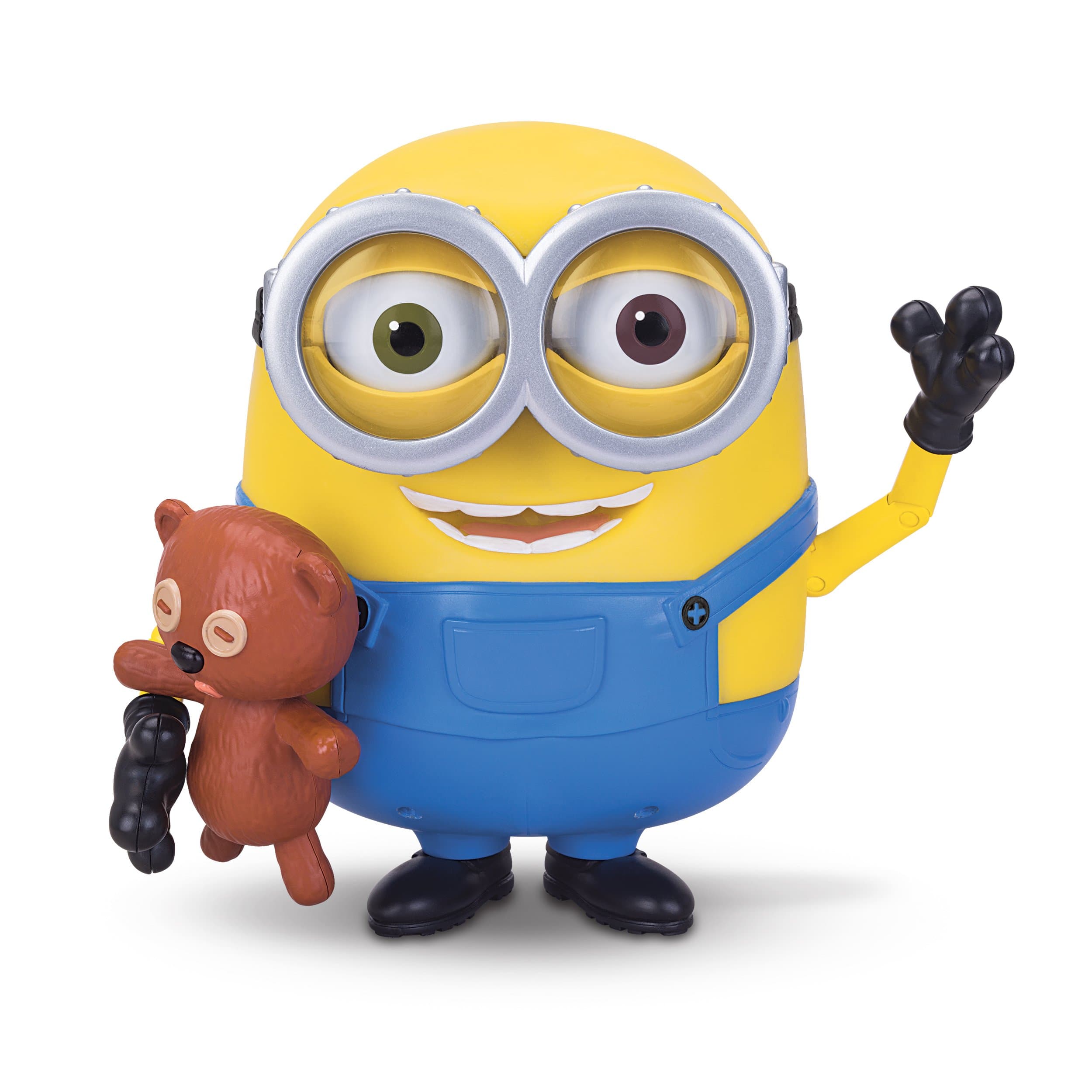 Minions Bob Interacts with Teddy Bear, Yellow