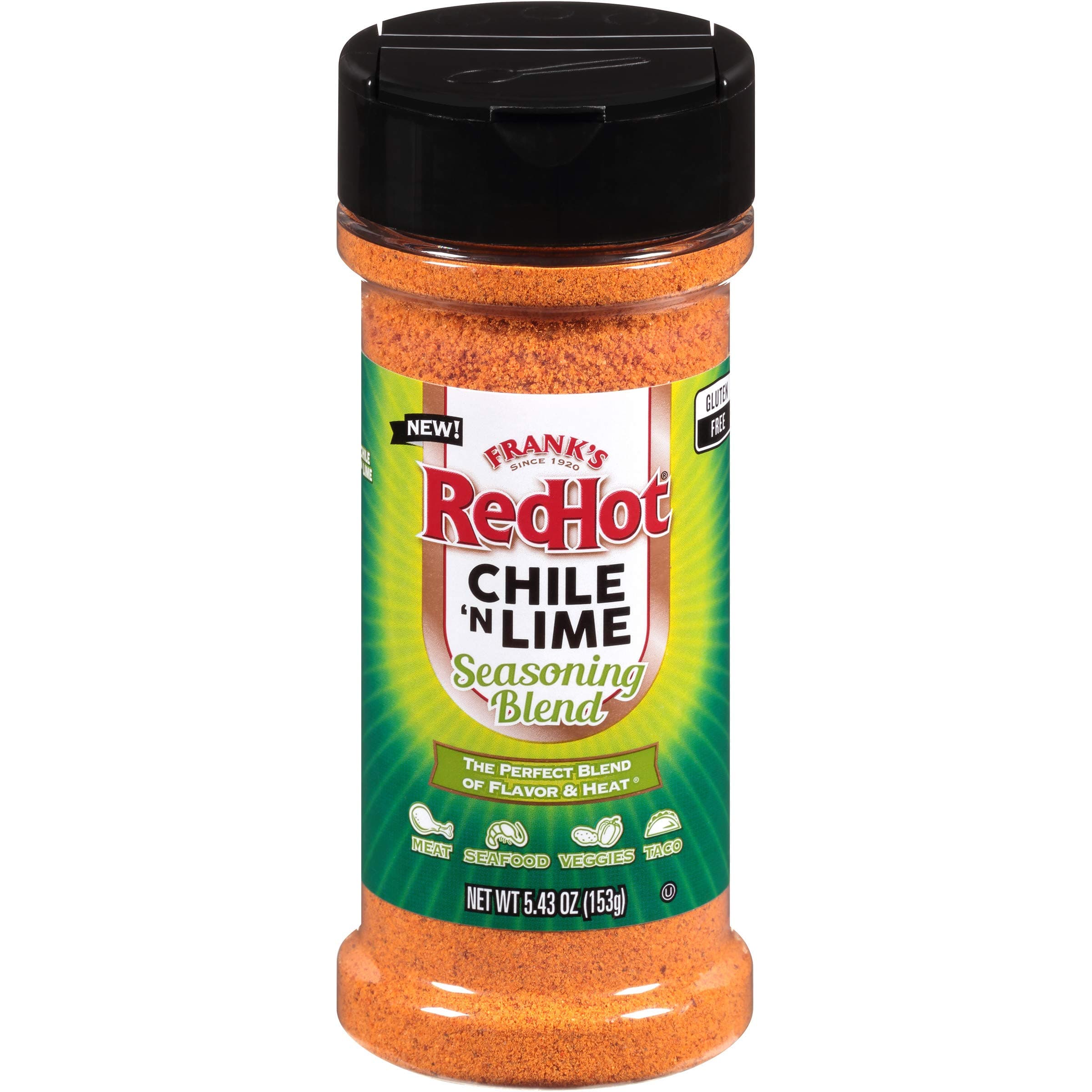 Chile 'N Lime Seasoning Blend (Gluten Free), 5.43 oz