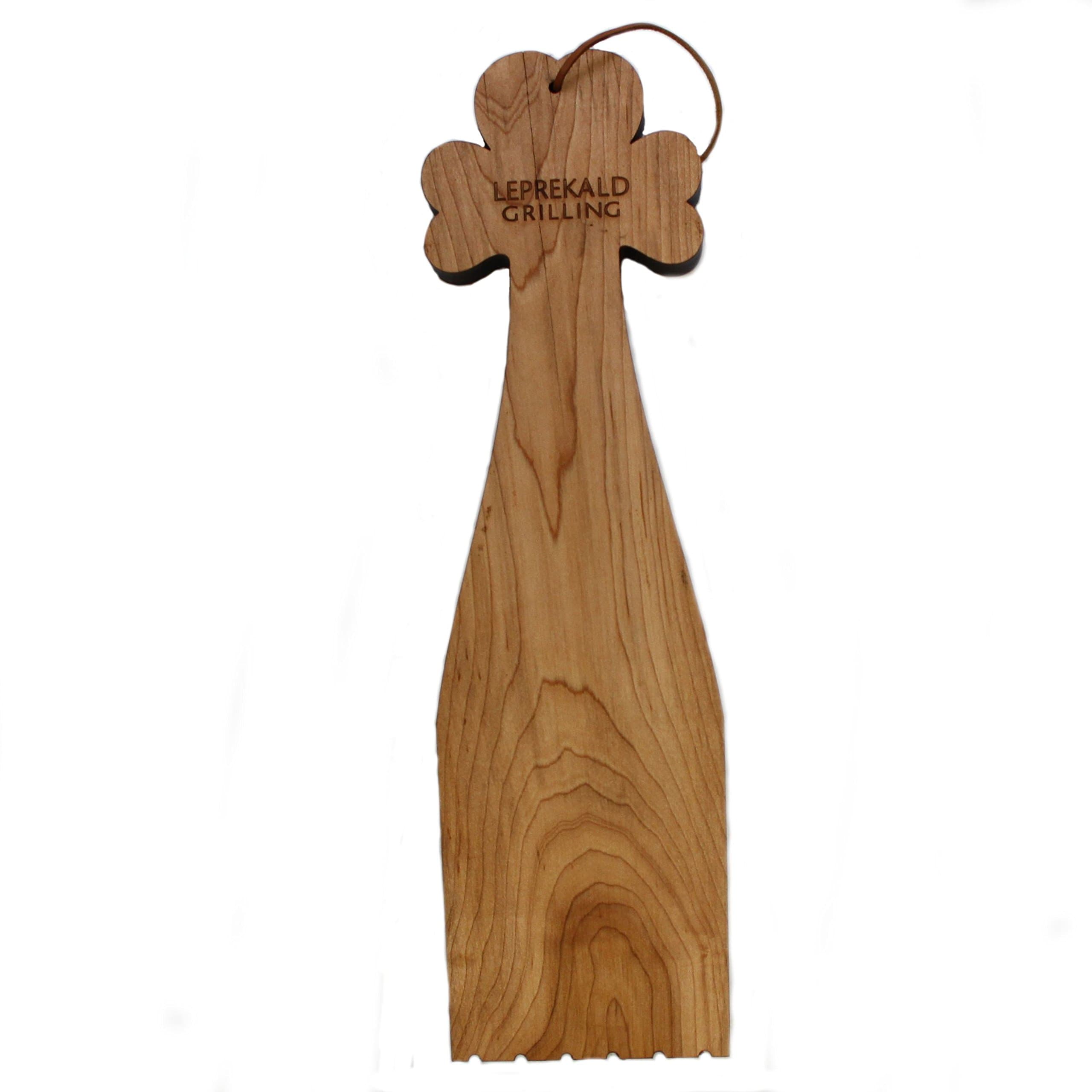 All Natural Grill Cleaner by Leprekald Grilling-Wood Grill Scraper-BBQ Grill Grate Scraper-Revolutionary Grate Lock Technology-Don’t Eat Metal Bristles-Designed with Our Irish Friends in Mind