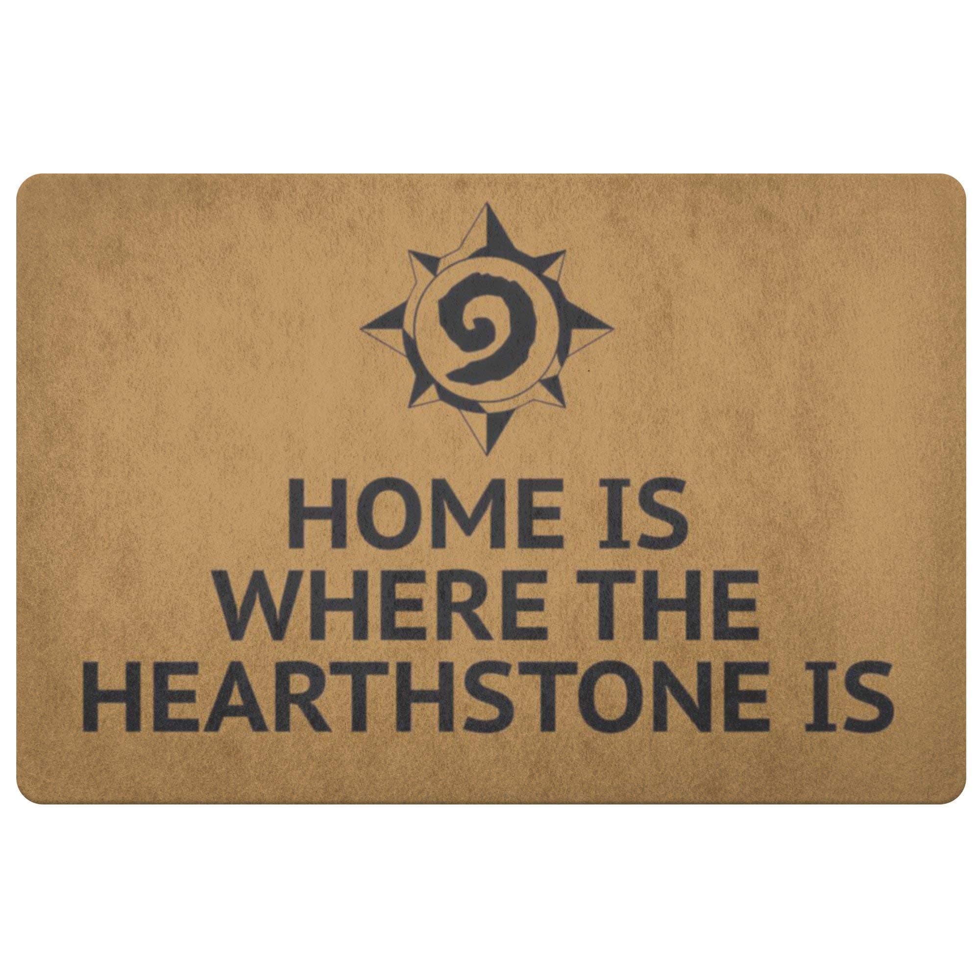 60JimNic Home is Where The Hearthstone is Doormat World of Warcraft Welcome Mat