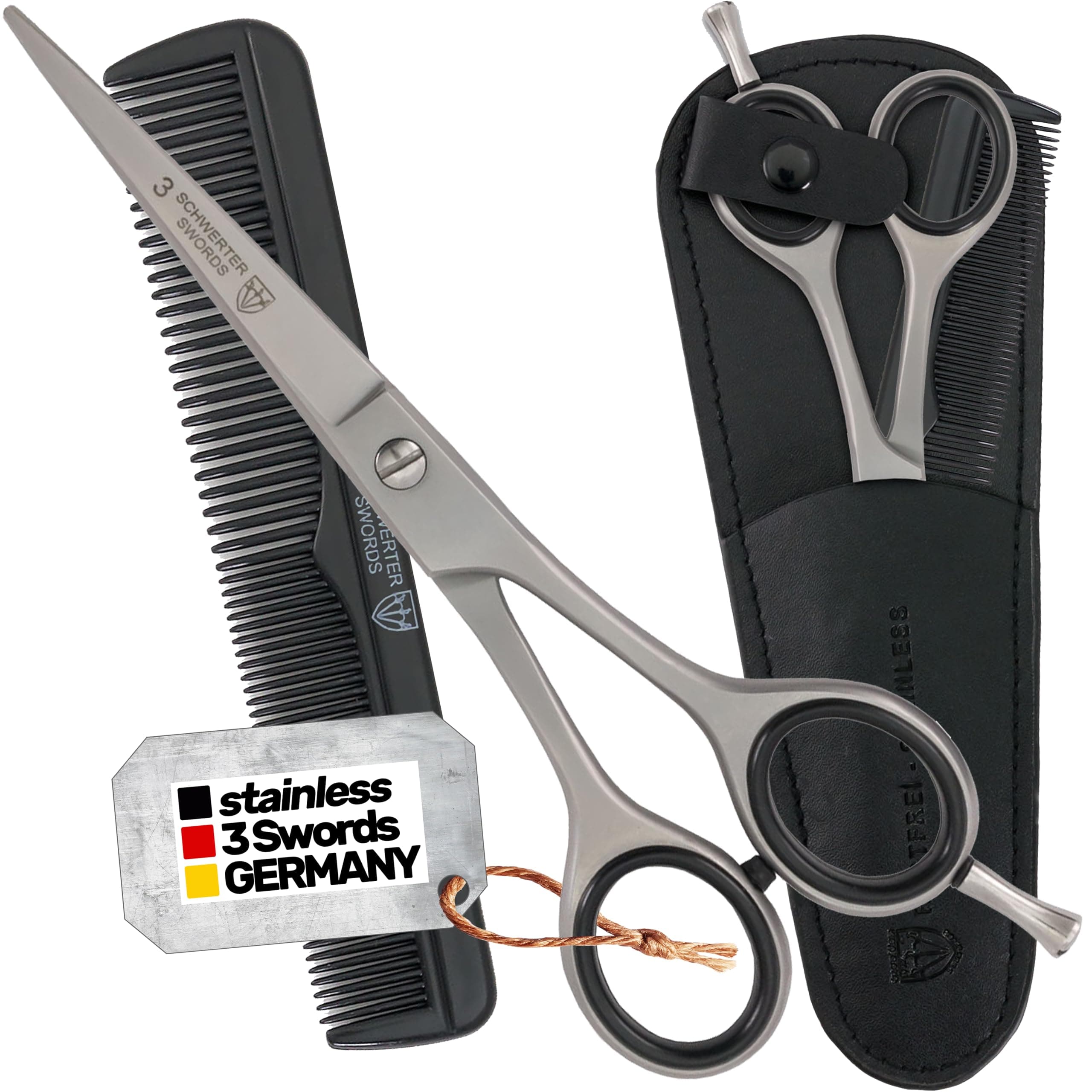 3 Swords Germany - Brand quality professional HAIR scissors, extra sharp