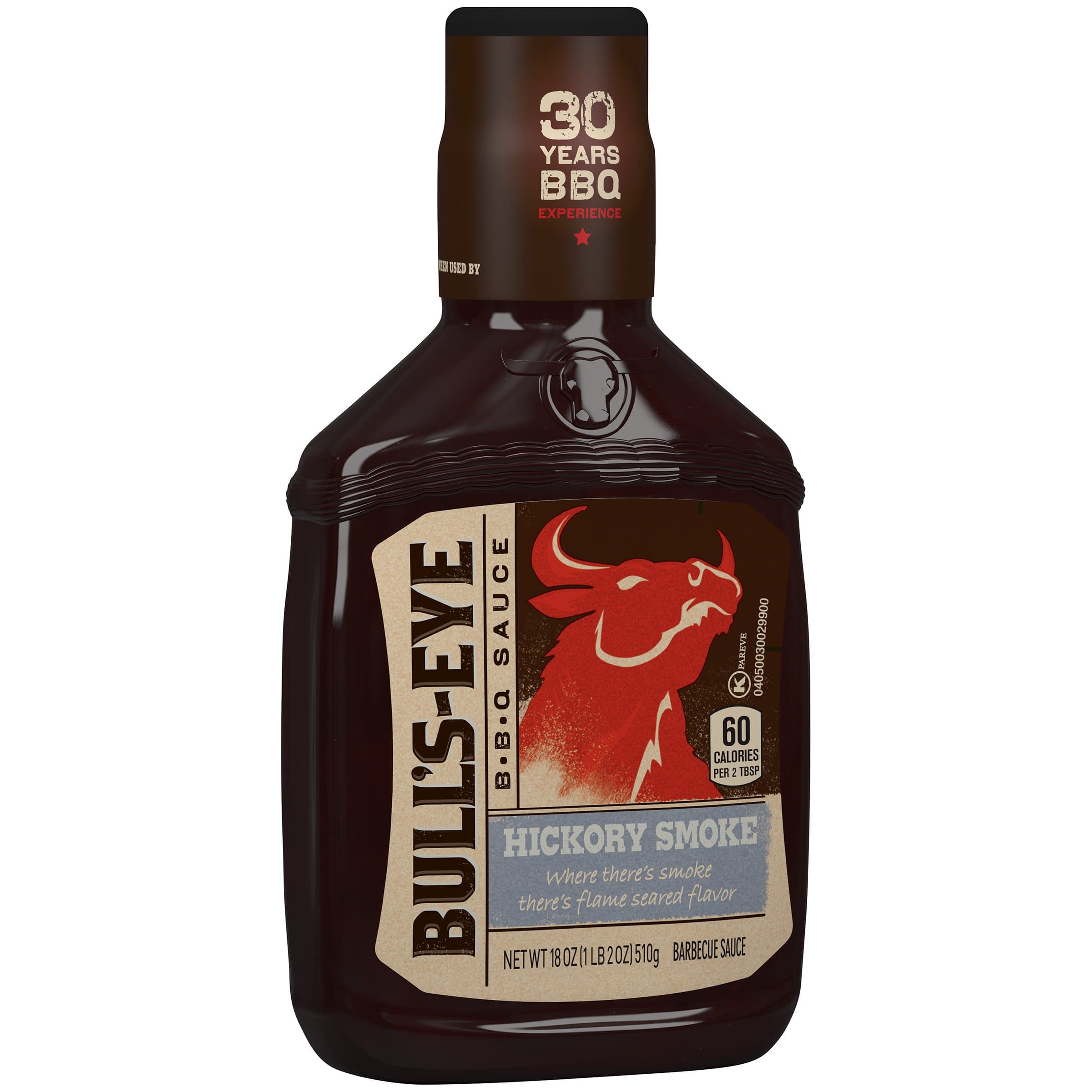 Bull's Eye Hickory Smoked Barbecue Sauce (18oz Bottle)