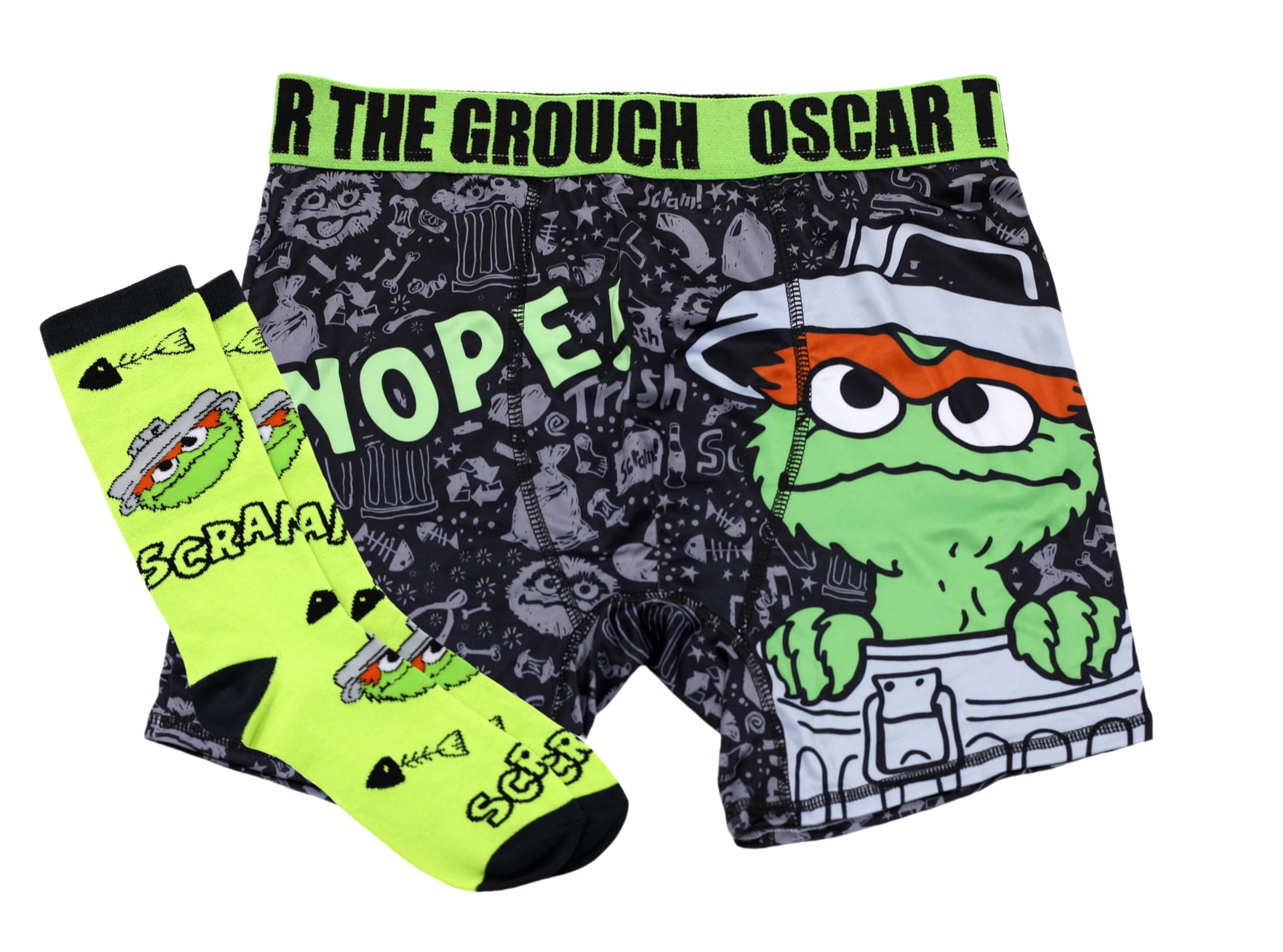 Handcraft Mens Underwear Funny Gifts for Men Chucky Cookie Monster Rick and Morty Scooby Doo Tom and Jerry Boxers for Men