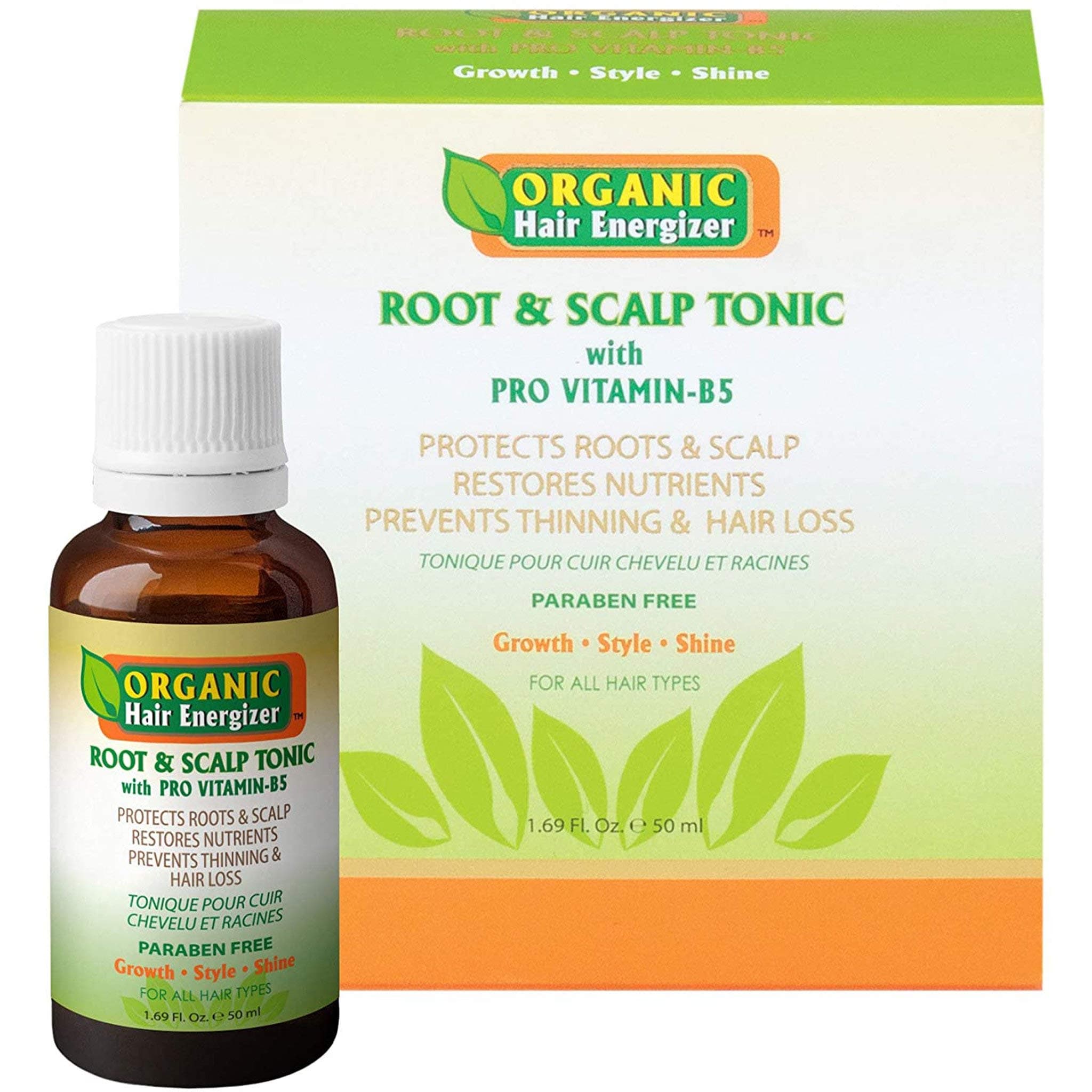 Root & Scalp Pro Vitamin-B5 Hair Growth Tonic, 1.69 oz | DHT-Blockers, Sulfate-Free & Paraben-Free, Prevent Hair Loss, Thinning & Receding Hair Line | Good For Men & Women
