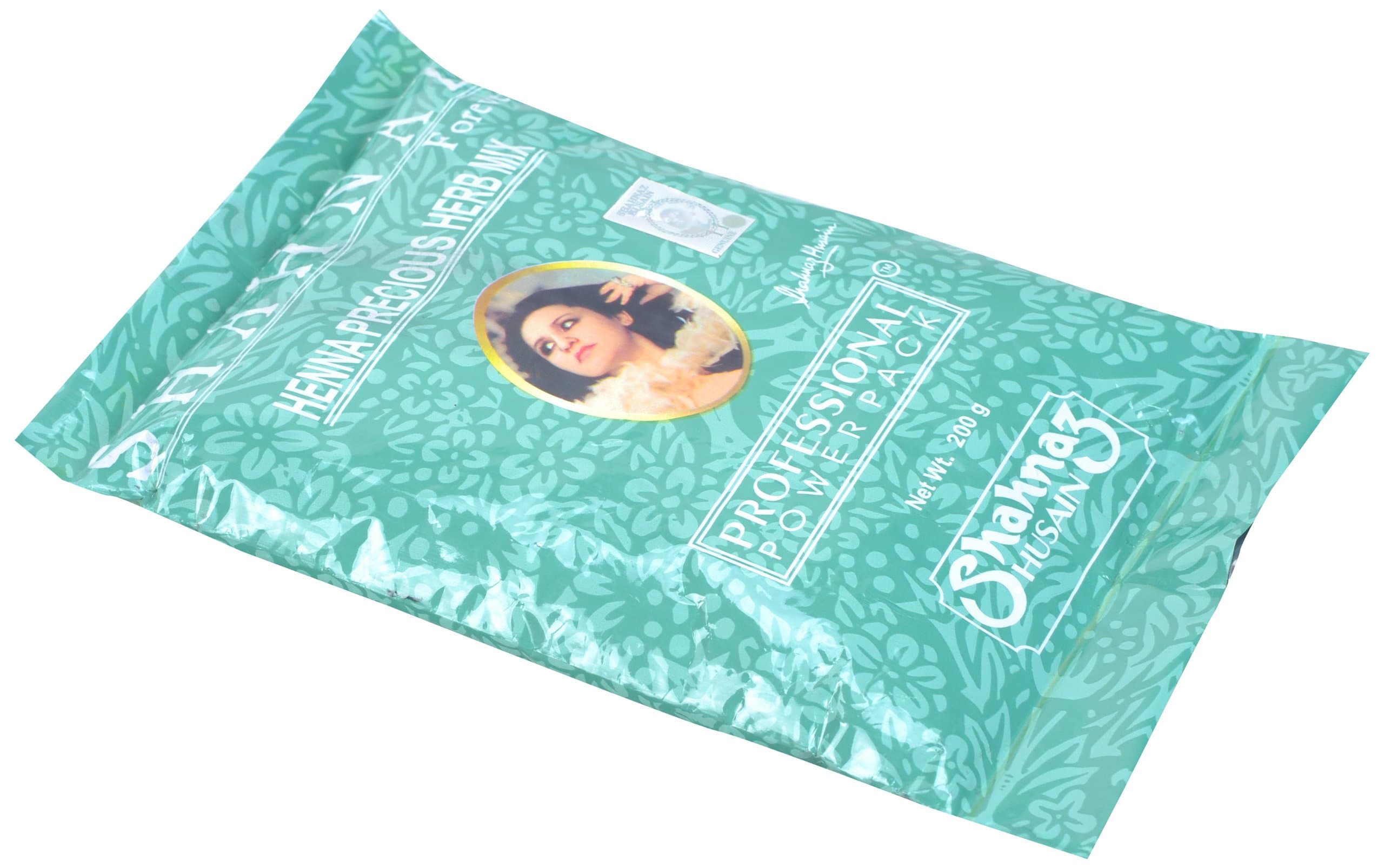 Shahnaz Husain Henna Precious Herb Mix, 200G, Brown, Organic, Vegan, Cruelty Free, Semi-Permanent, Suitable for Brown Hair