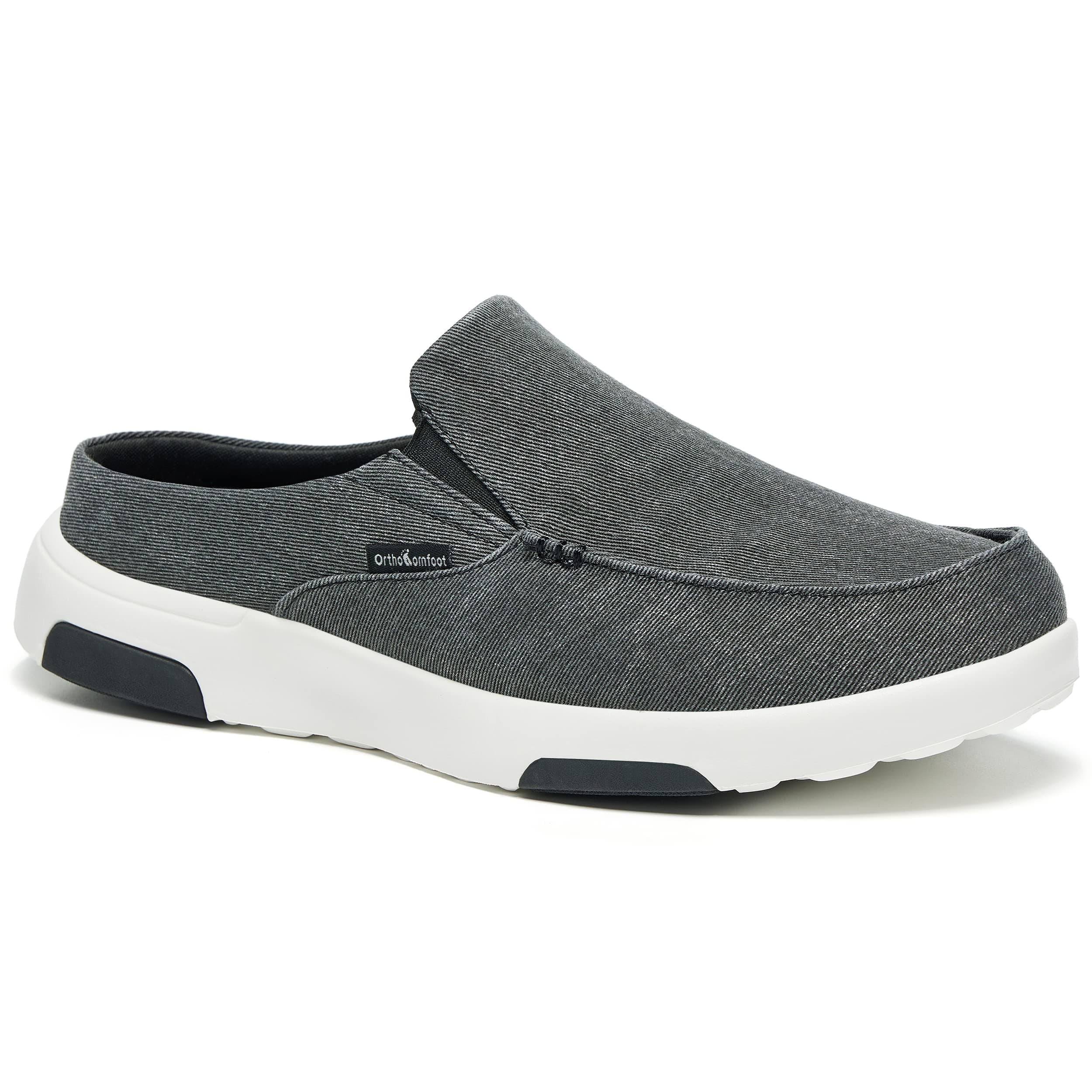 OrthoComfootPlantar Fasciitis, Foot and Heel Pain Relief,Extended Widths, Orthopedic Casual Slippers Diabetic Bunions Men’s Sneakers