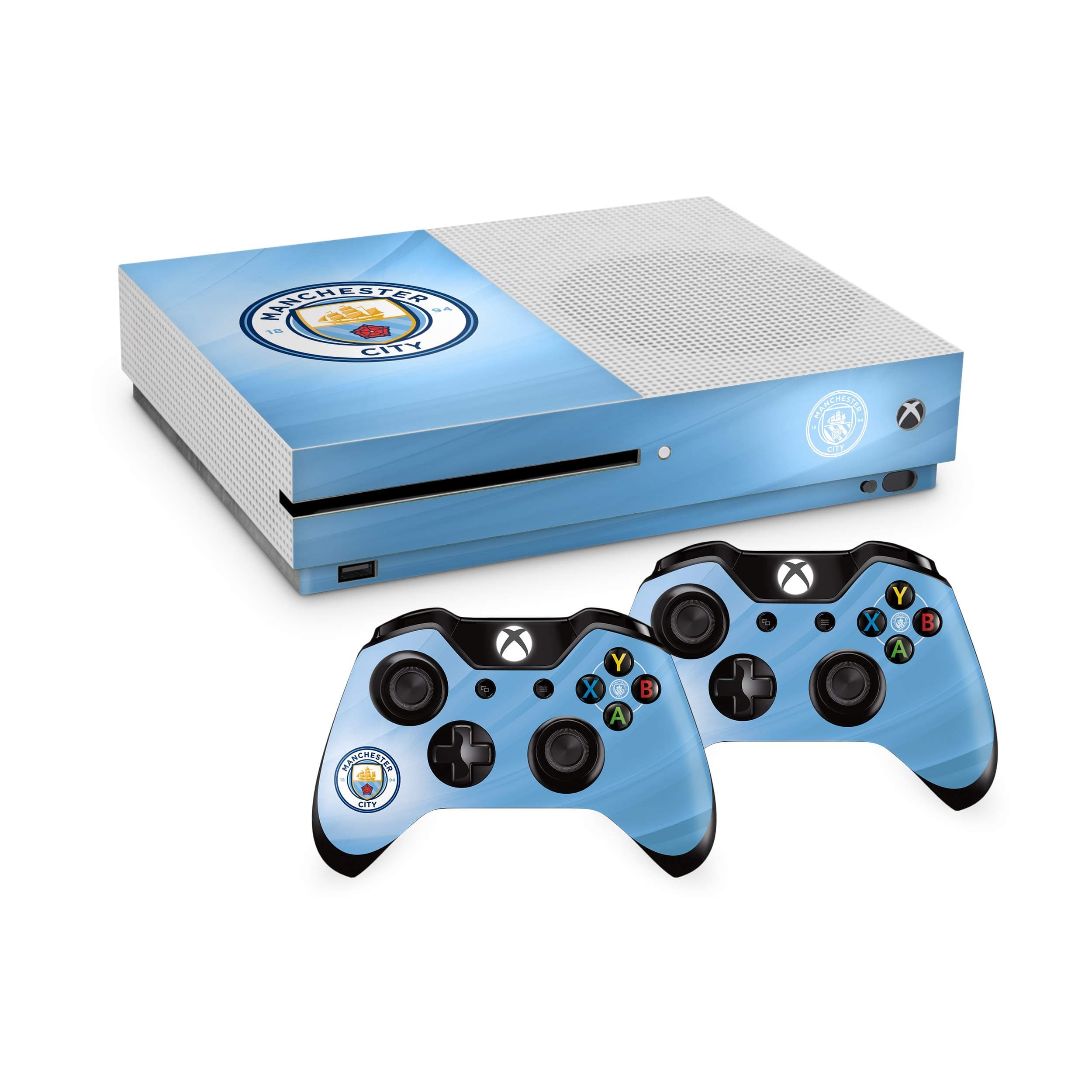 Manchester City F.C. Xbox One S Skin Bundle Official Merchandise